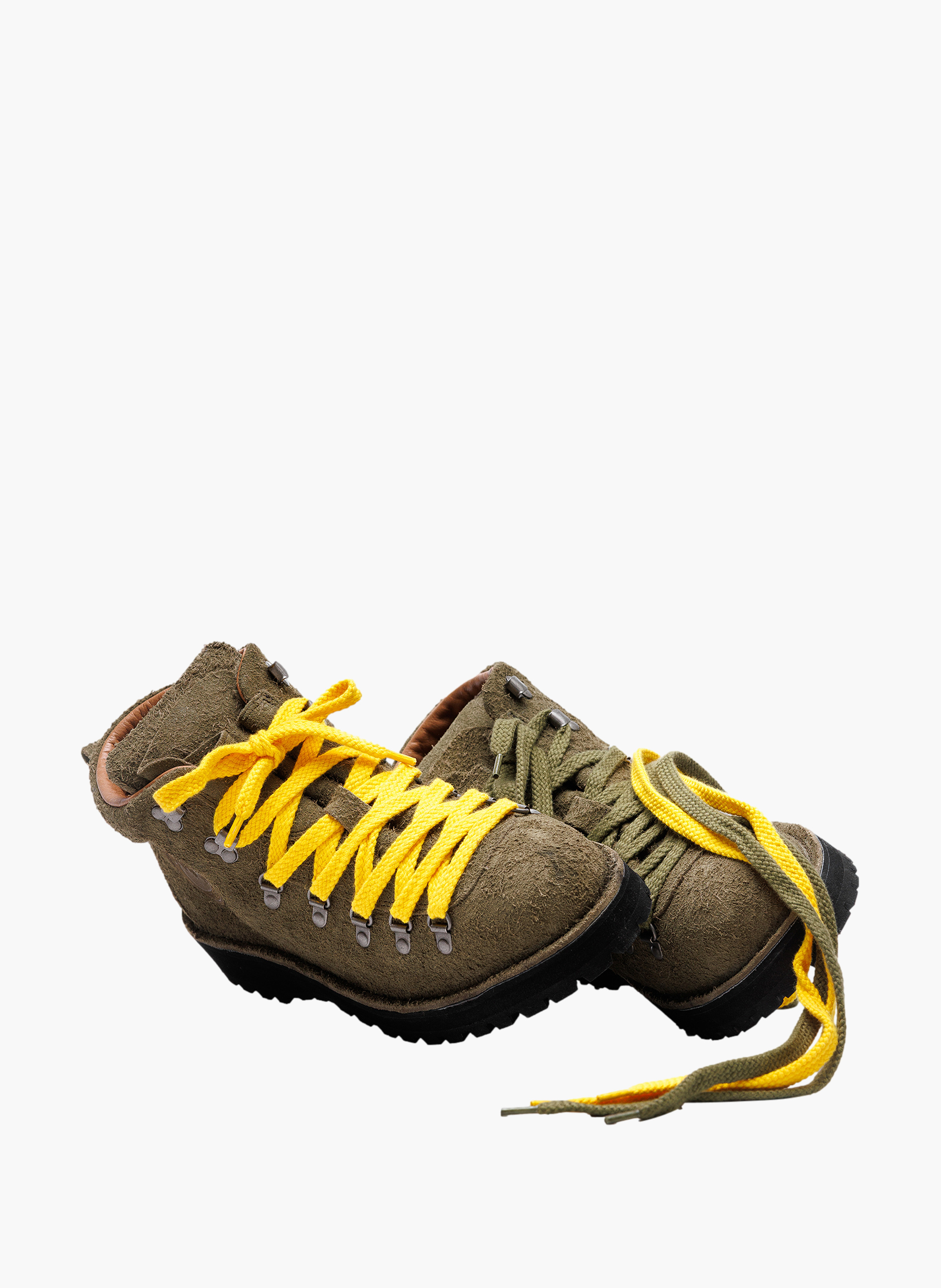 Bottines arctic en daim NAKED WOLFE Kaki