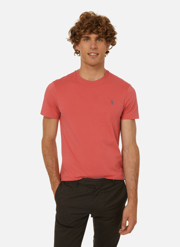 POLO RALPH LAUREN T-shirt en coton Rouge
