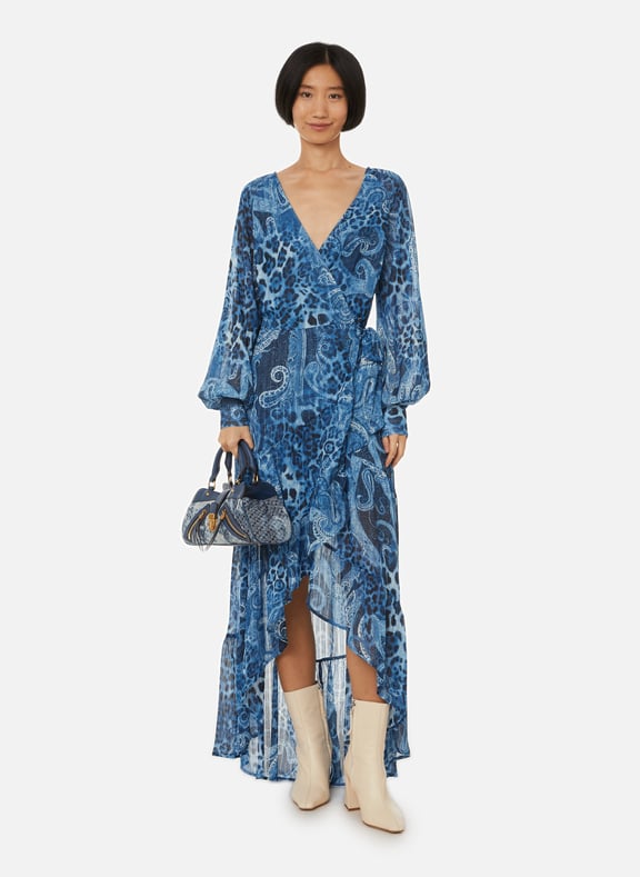 Robe discount longue asymétrique