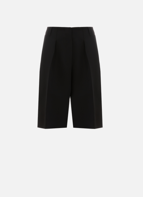 Jacquemus black oval Bermuda shorts 