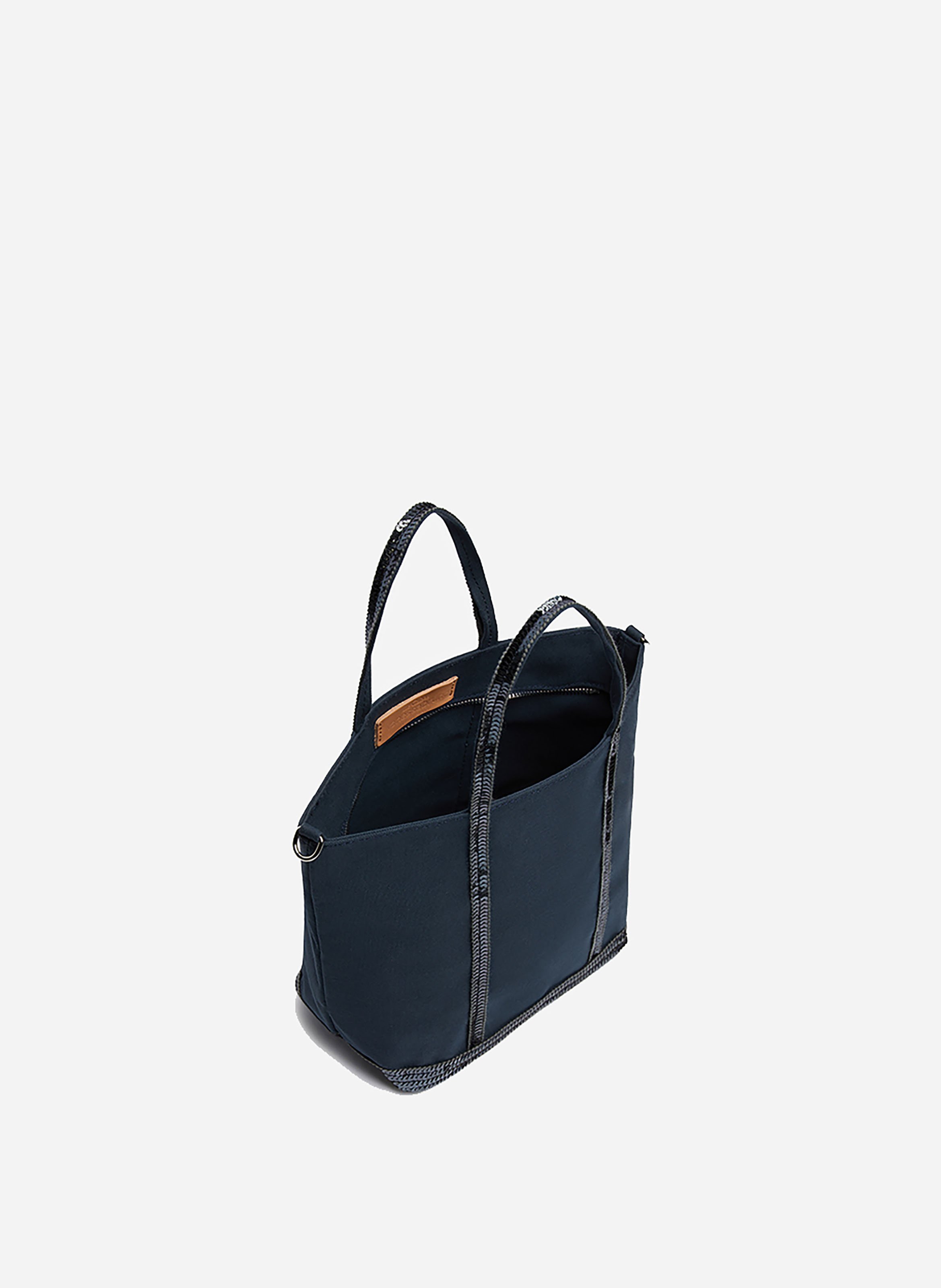 Cabas s zippé en toile VANESSA BRUNO Bleu