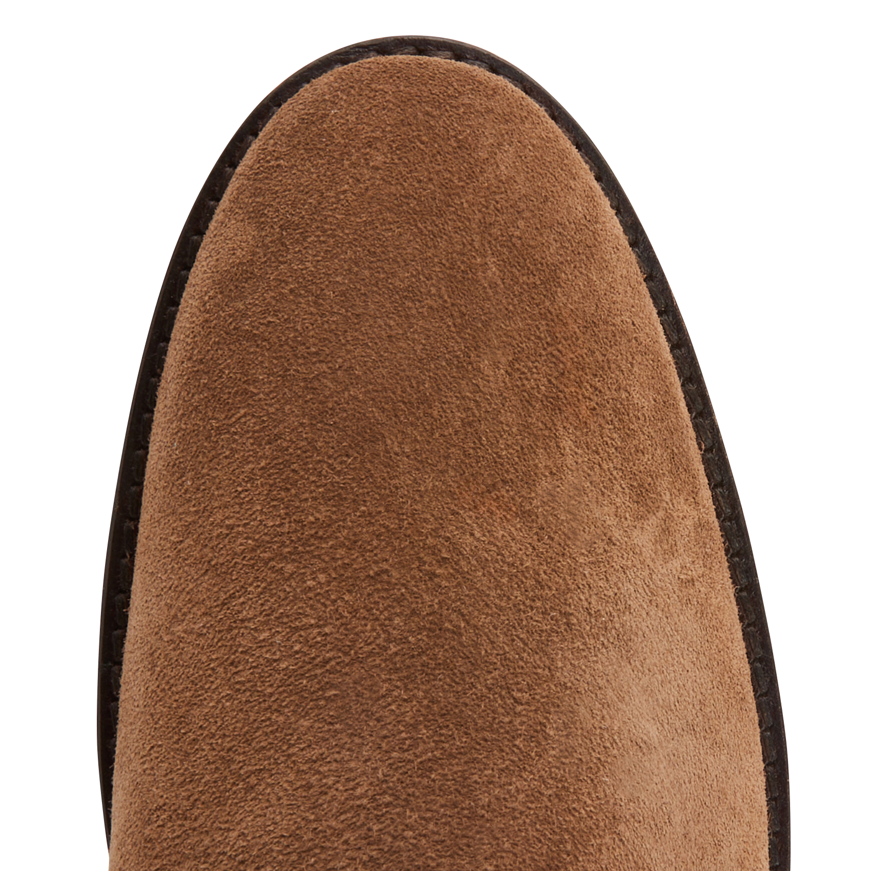 Bottines en cuir velours ANTHOLOGY Marron