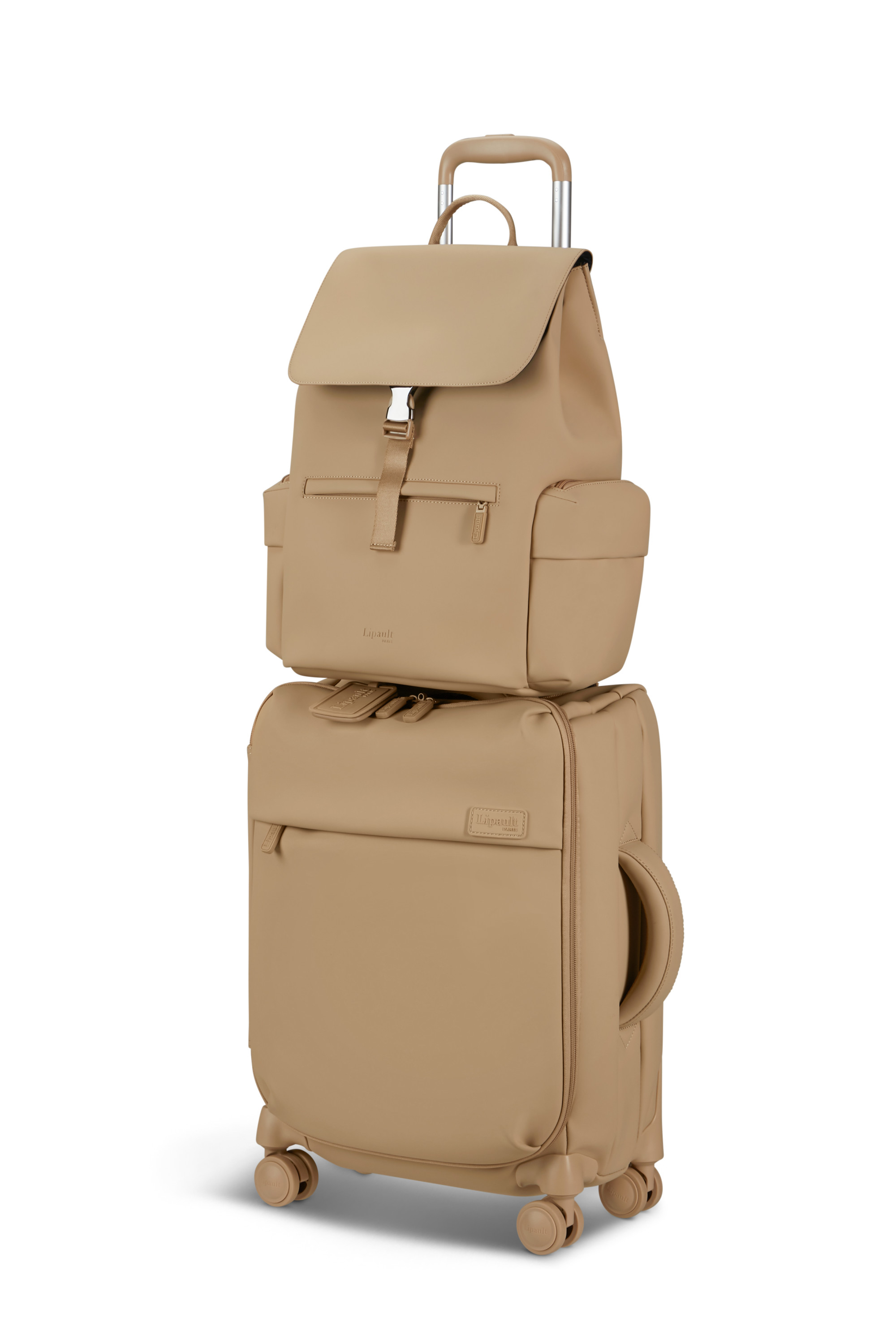 Lost in berlin sac à dos cargo LIPAULT PARIS Beige