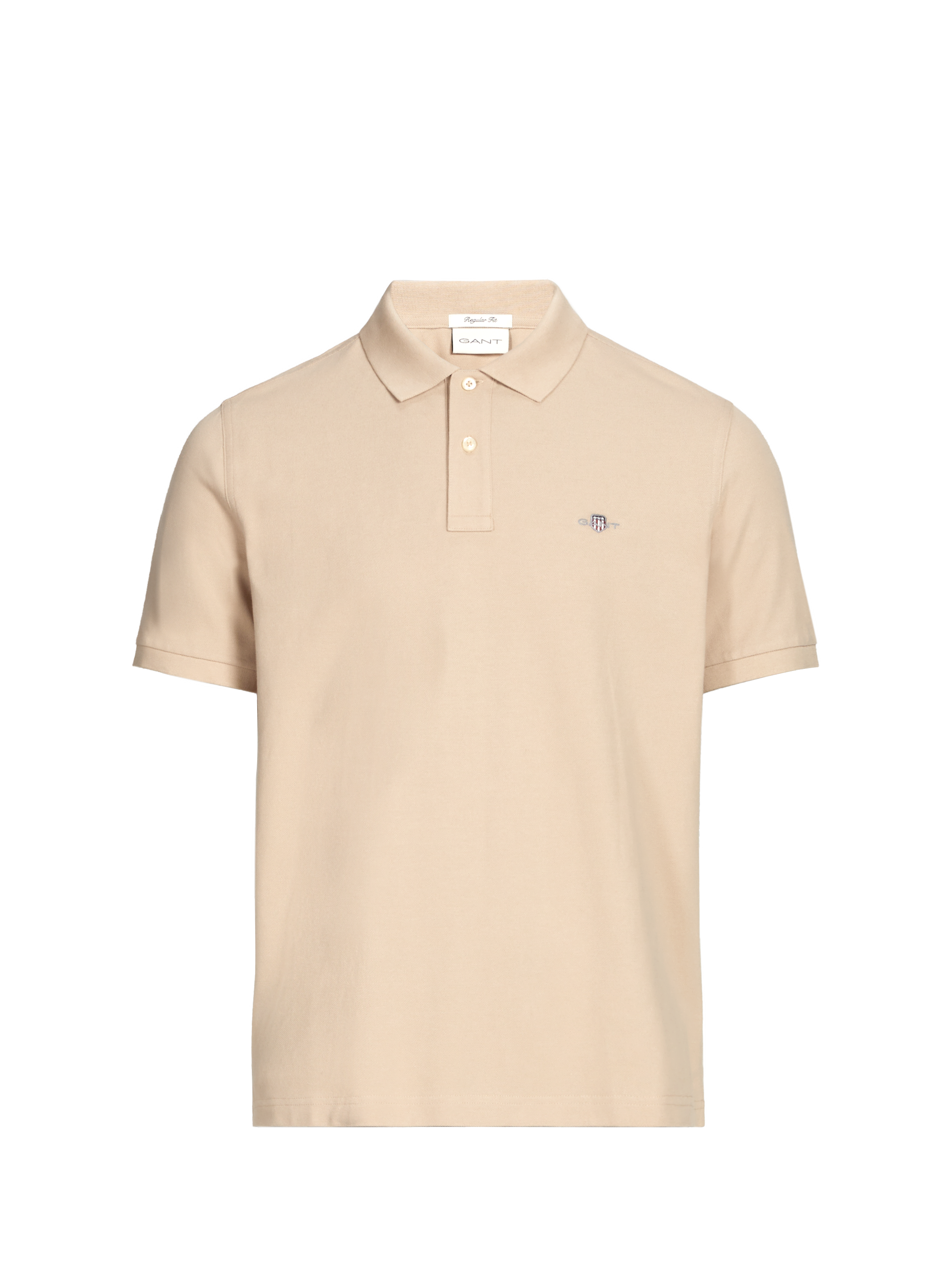  Cotton polo shirt  Beige