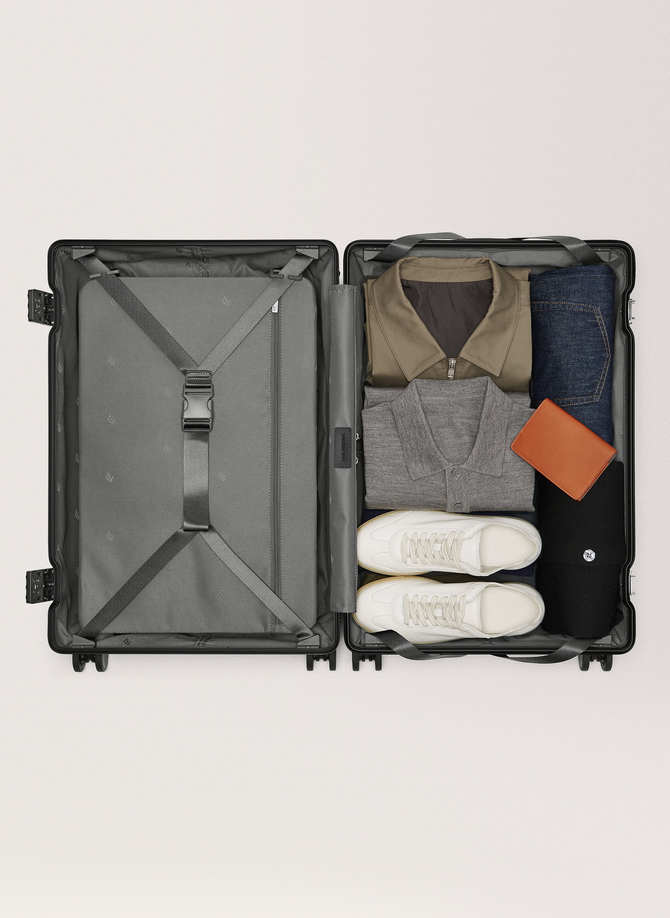 Valise 'the check-in' en polycarbonate CARL FRIEDRIK Noir