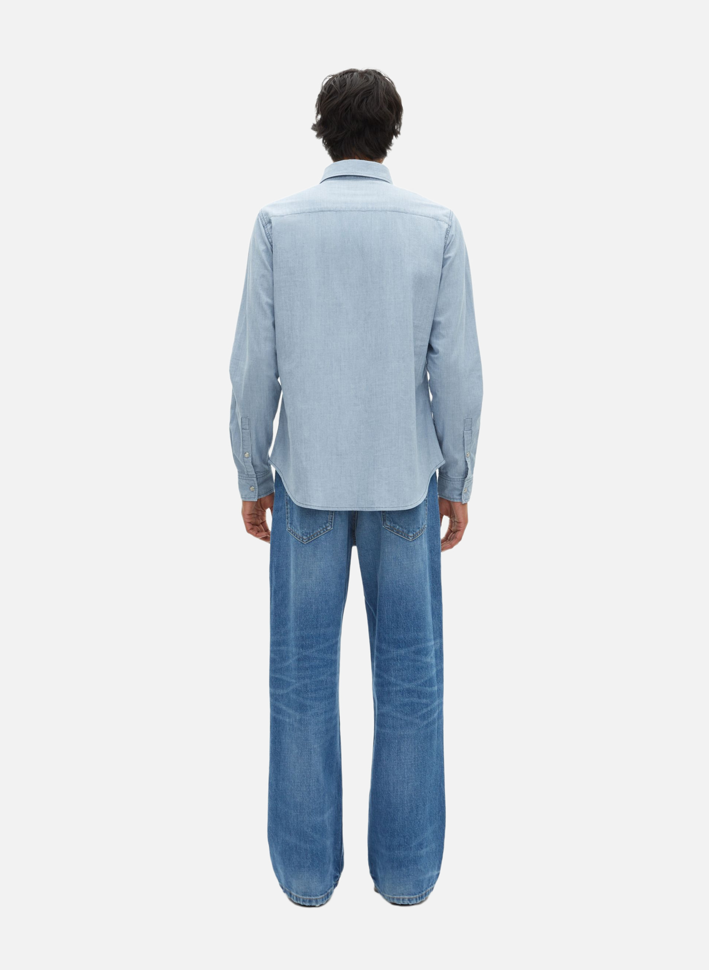 Chemise en denim THE KOOPLES Bleu