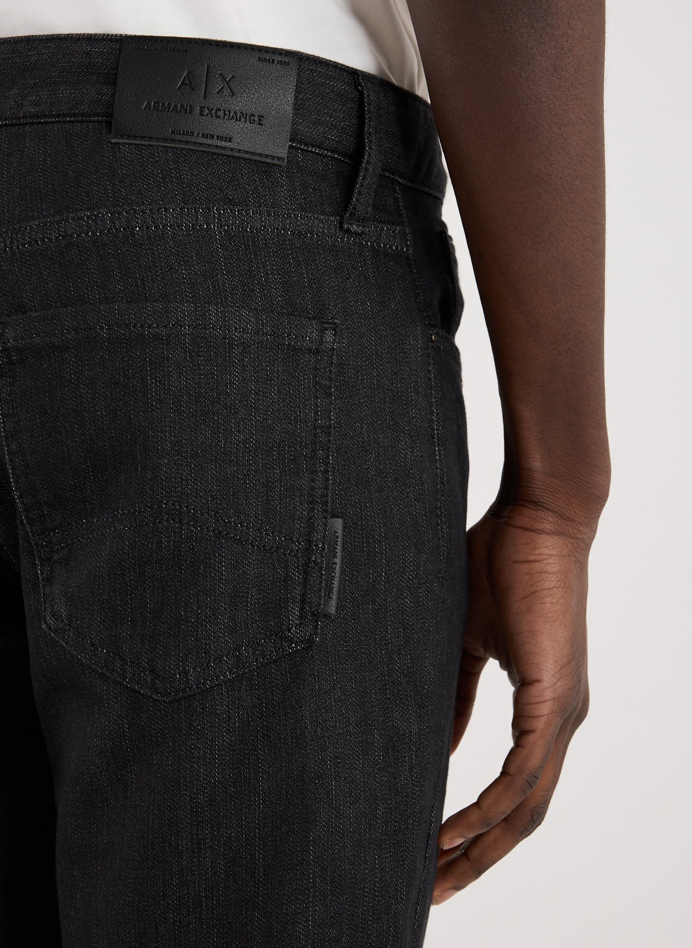 Slim fit jeans J14 in blended cotton ARMANI EXCHANGE Black
