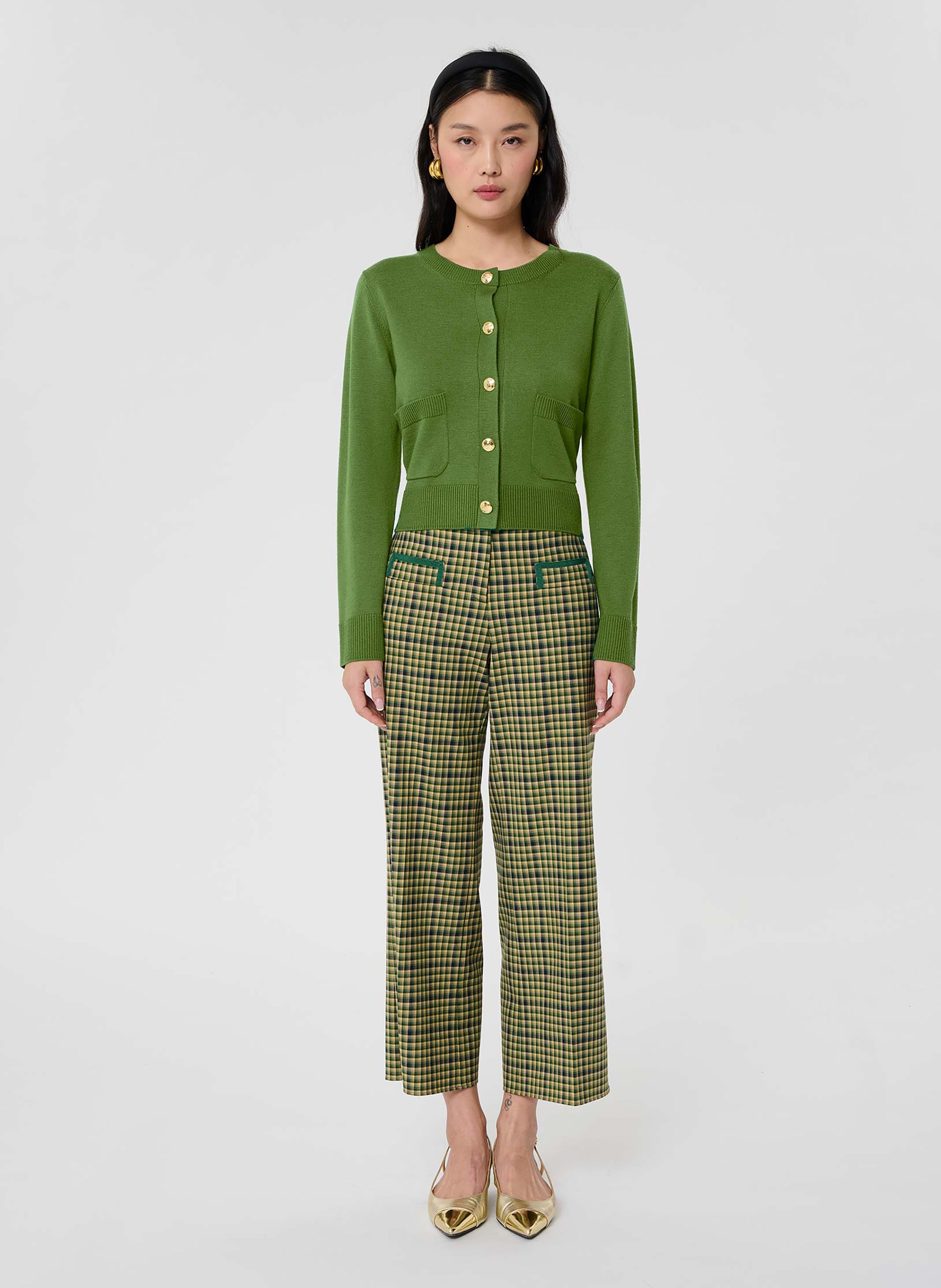 Gilet gyslain TARA JARMON Vert