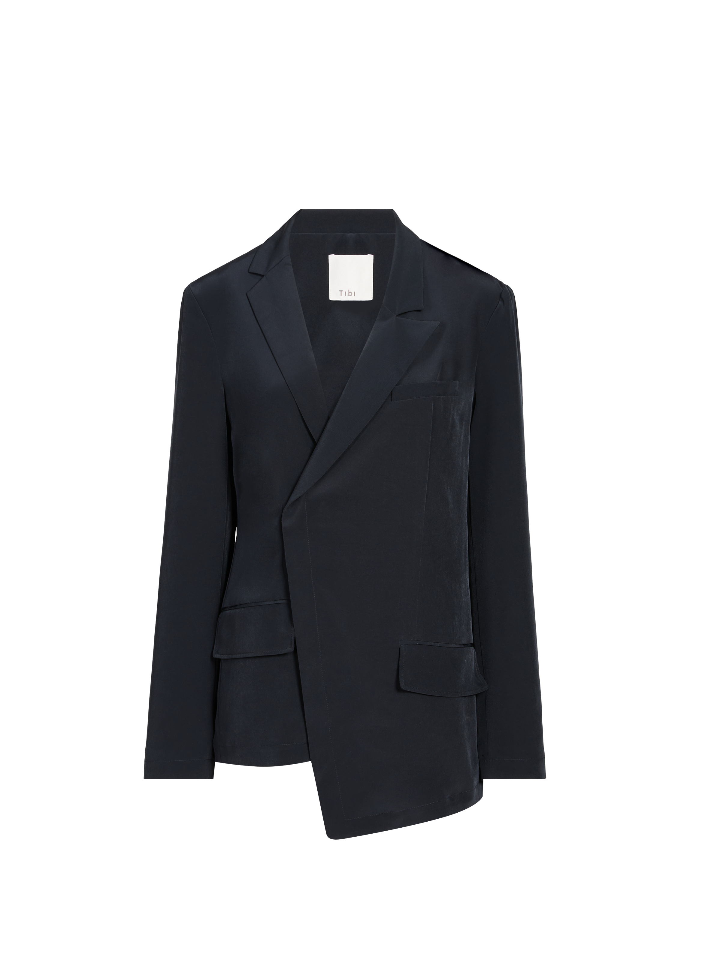 TIBI Asymmetrical blazer Blue