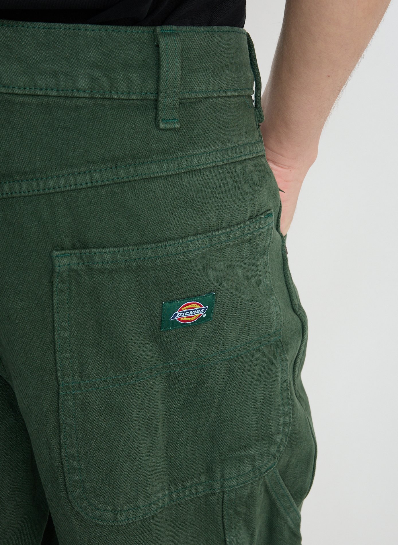 Straight leg cotton jeans DICKIES Green