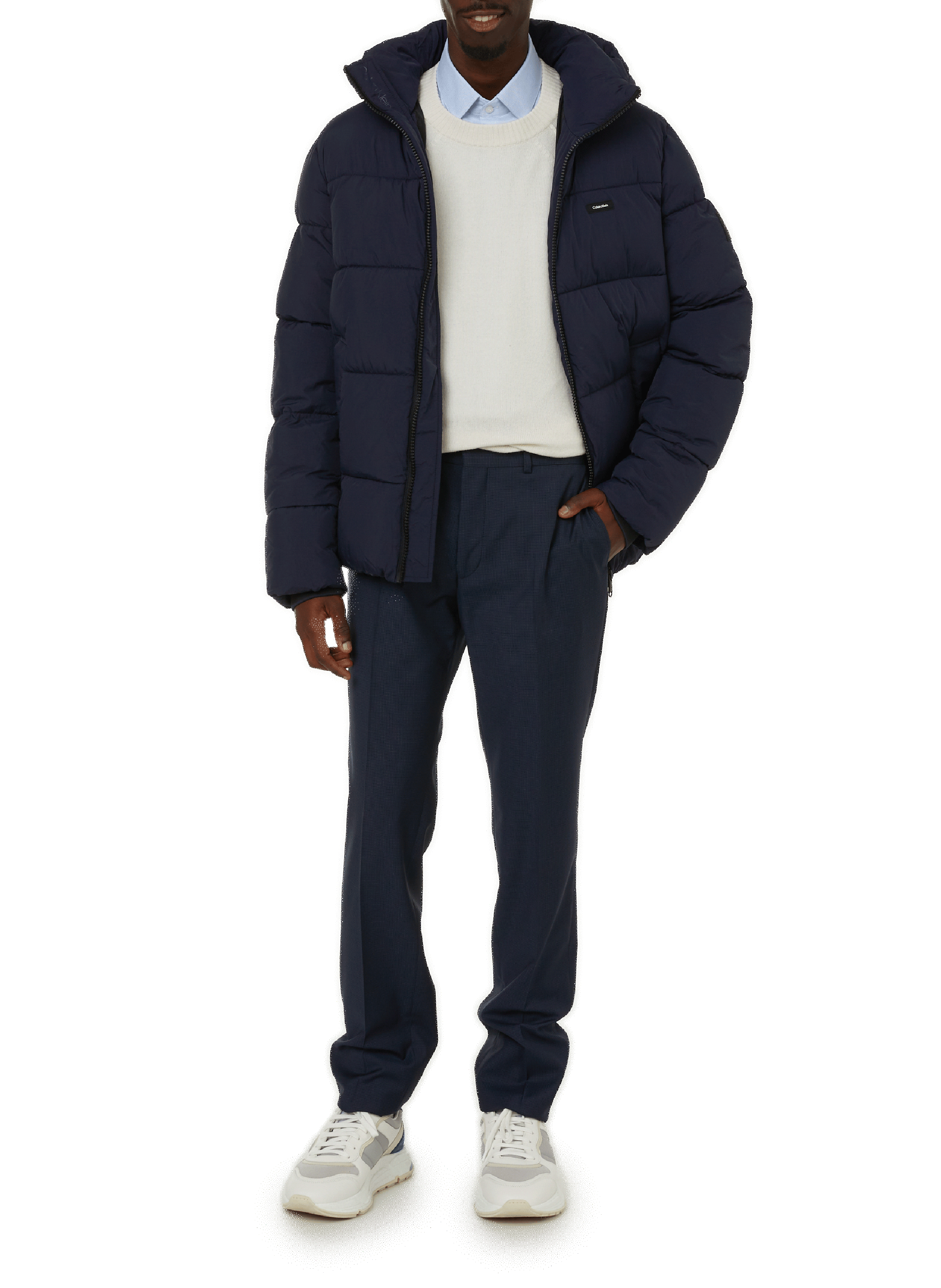 Pantalon cigarette en laine  SAISON 1865 Bleu