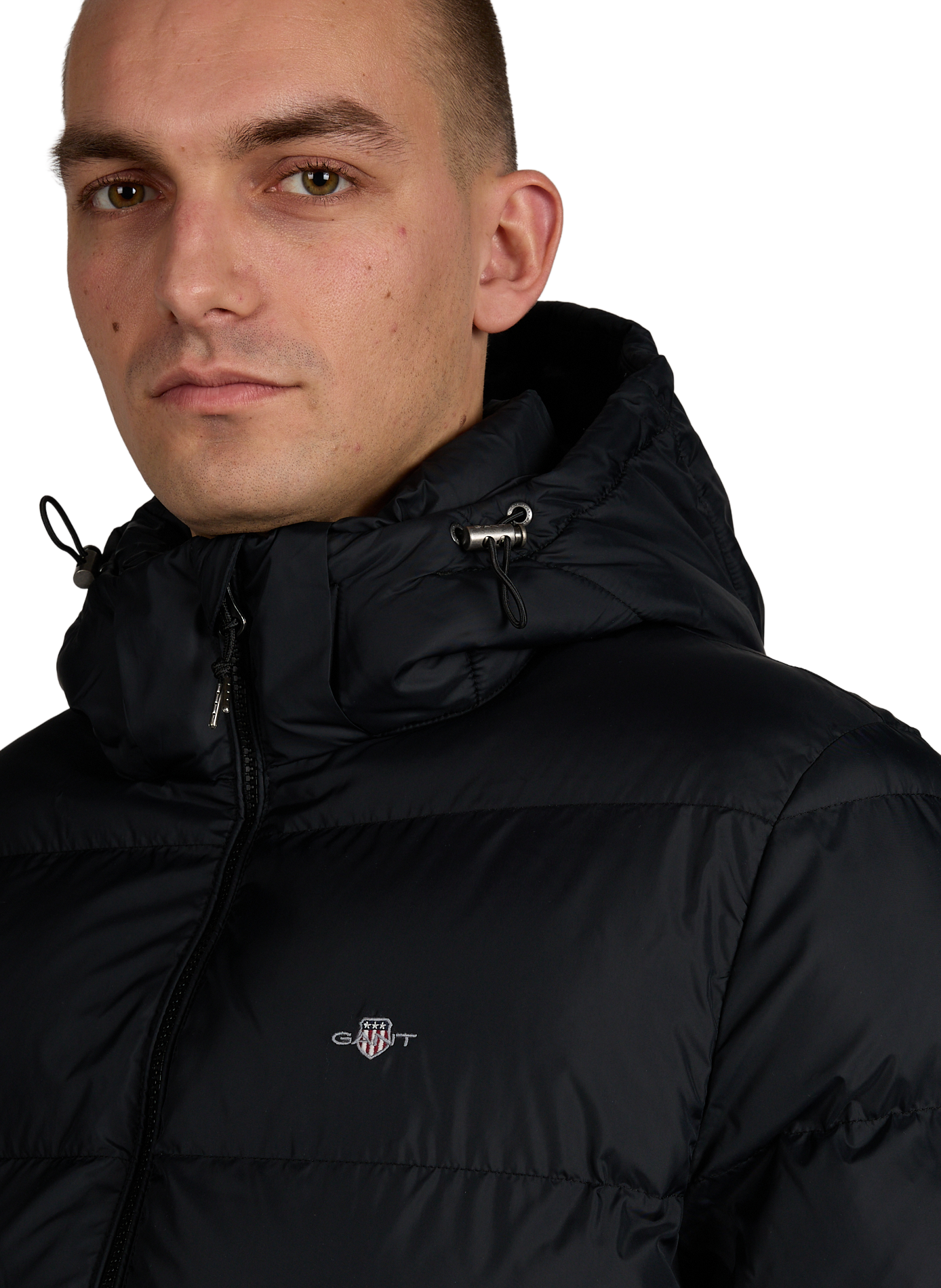 Quilted Active Cloud Mid-Length Puffer Coat GANT Black