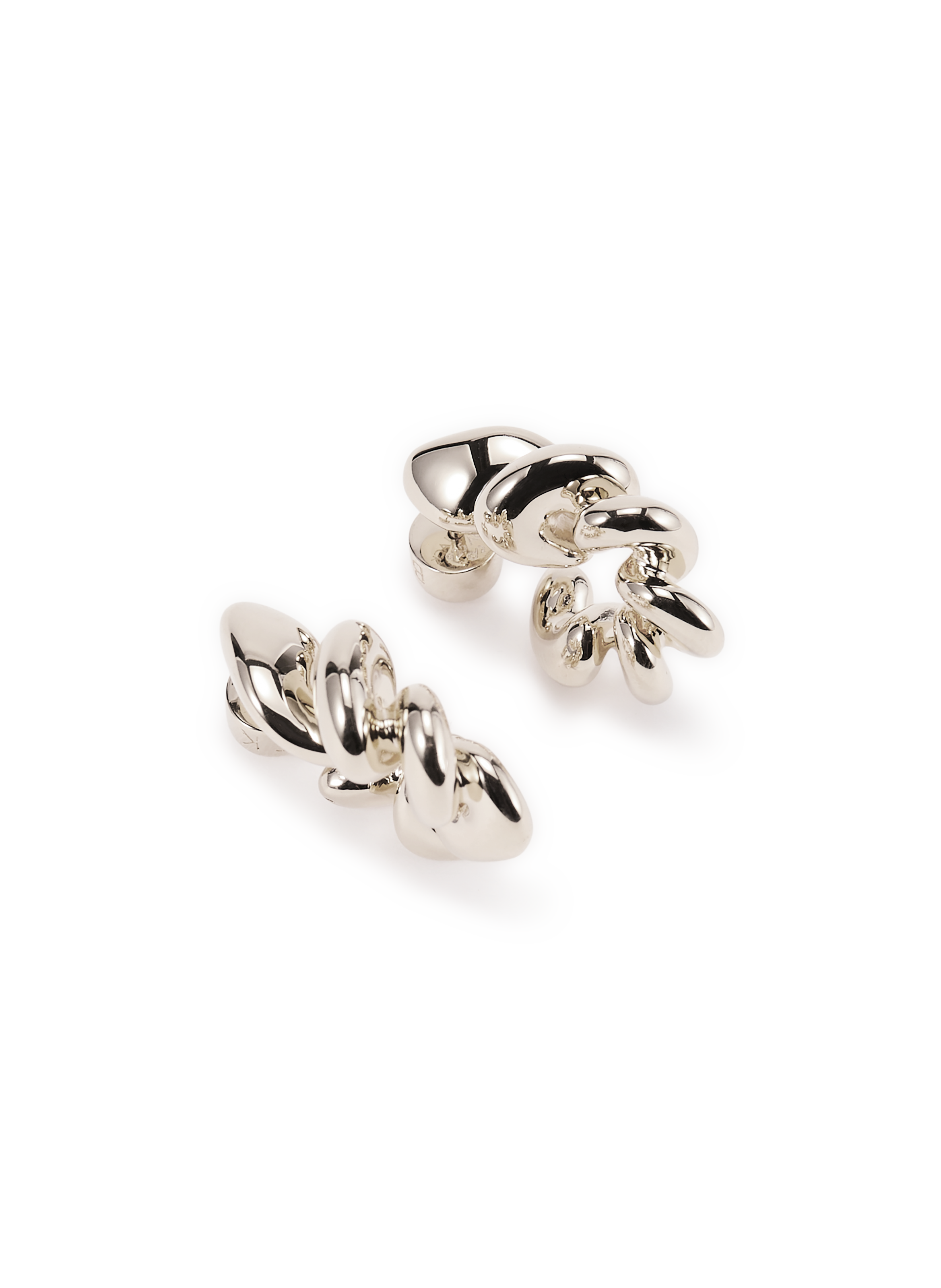 Boucles d'oreille Coil Hoops en argent MARIA BLACK Argent