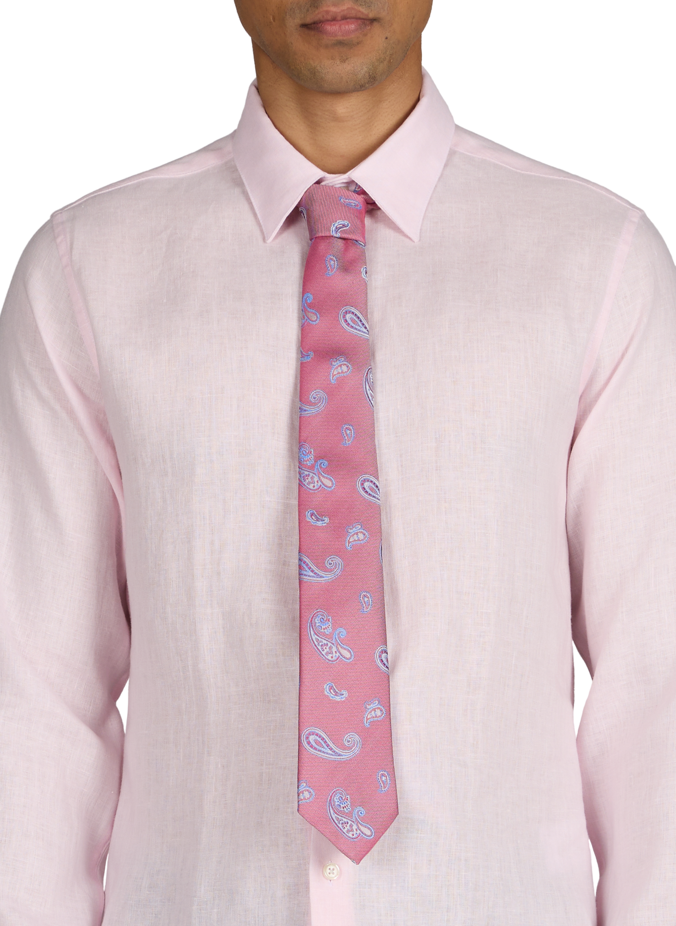 Cravate imprimé en soie AU PRINTEMPS PARIS Multicolore