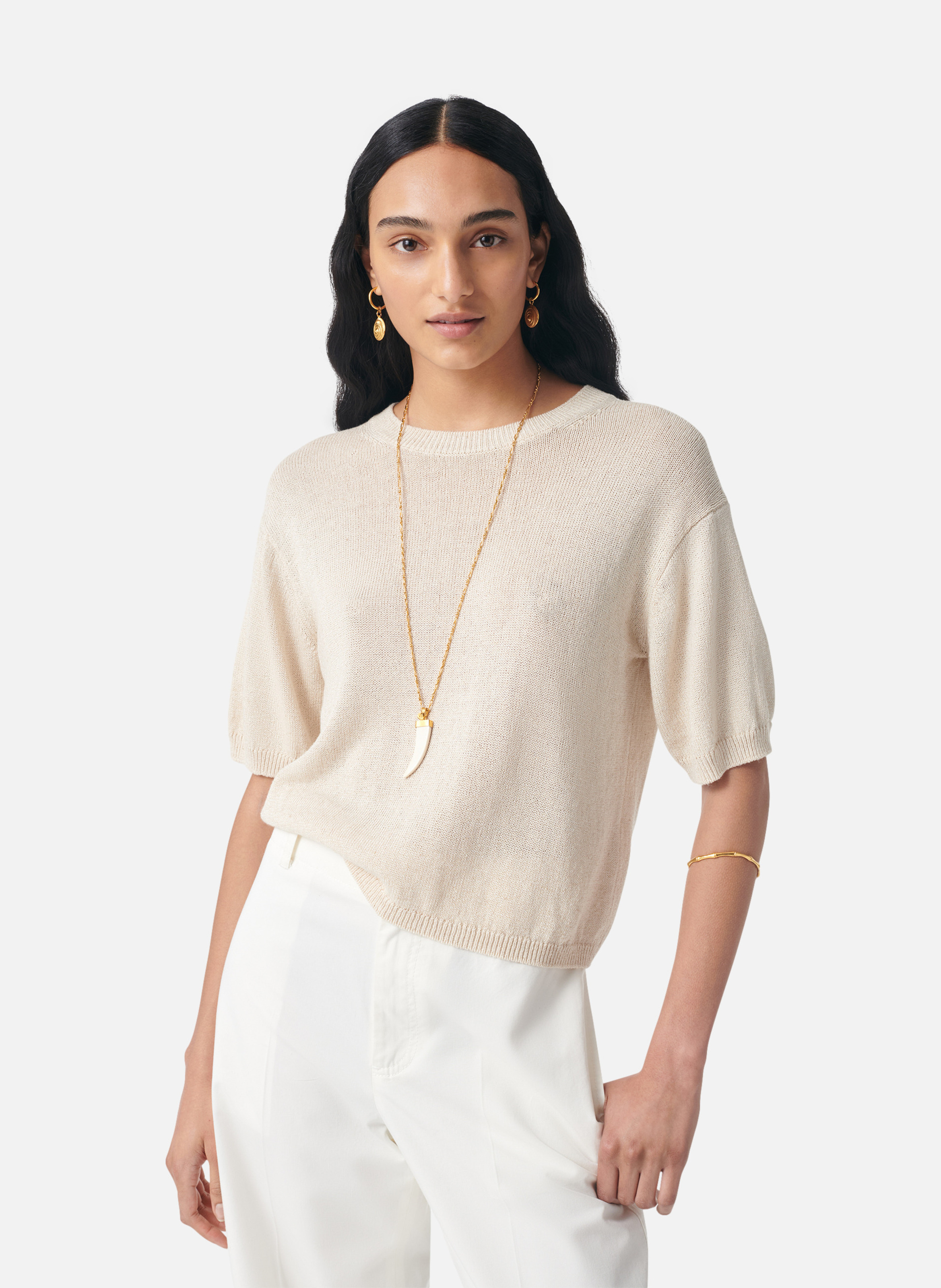 Pull gabria VANESSA BRUNO Blanc