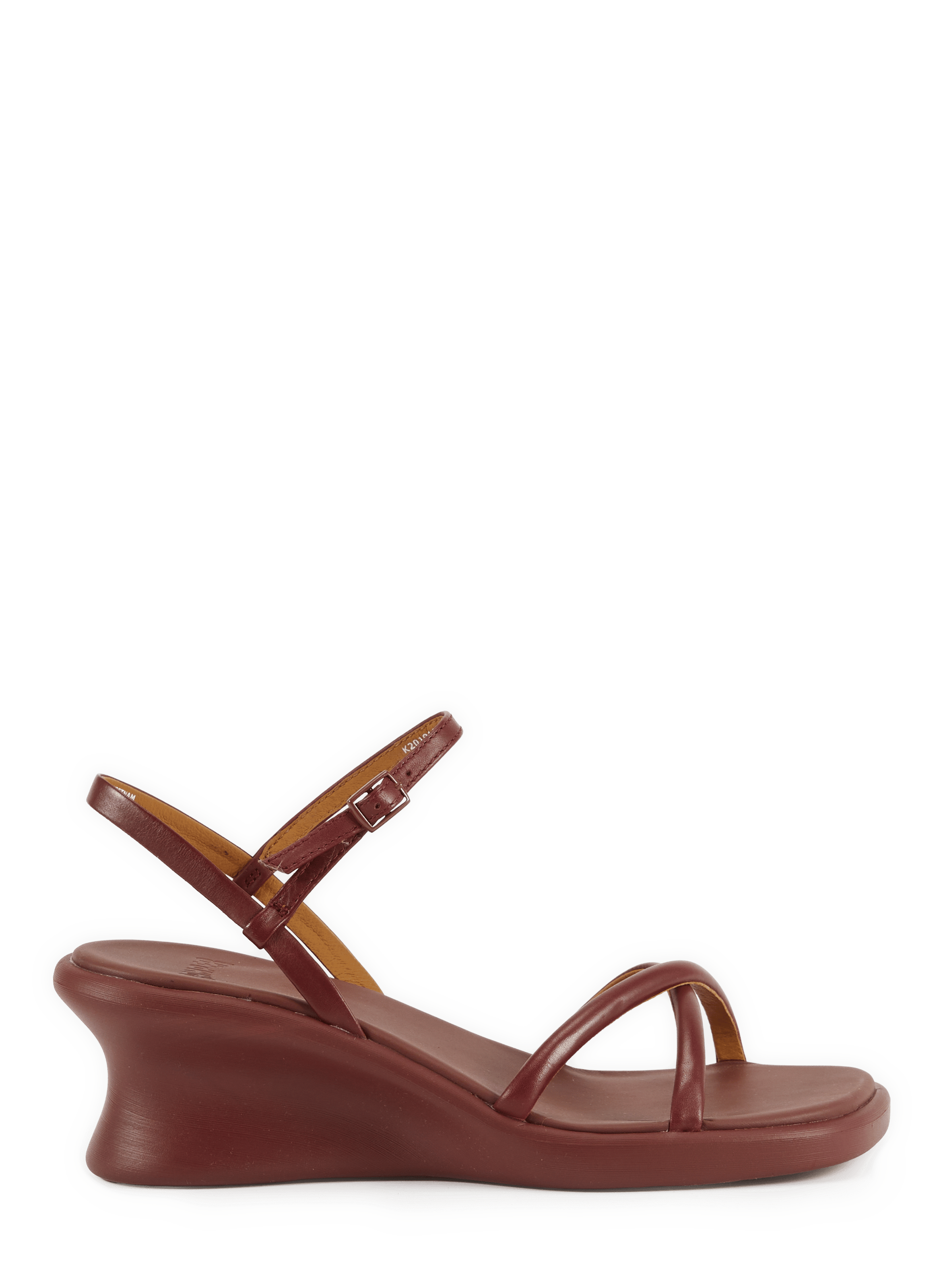 Sandales à talon Louise en cuir CAMPER Rouge