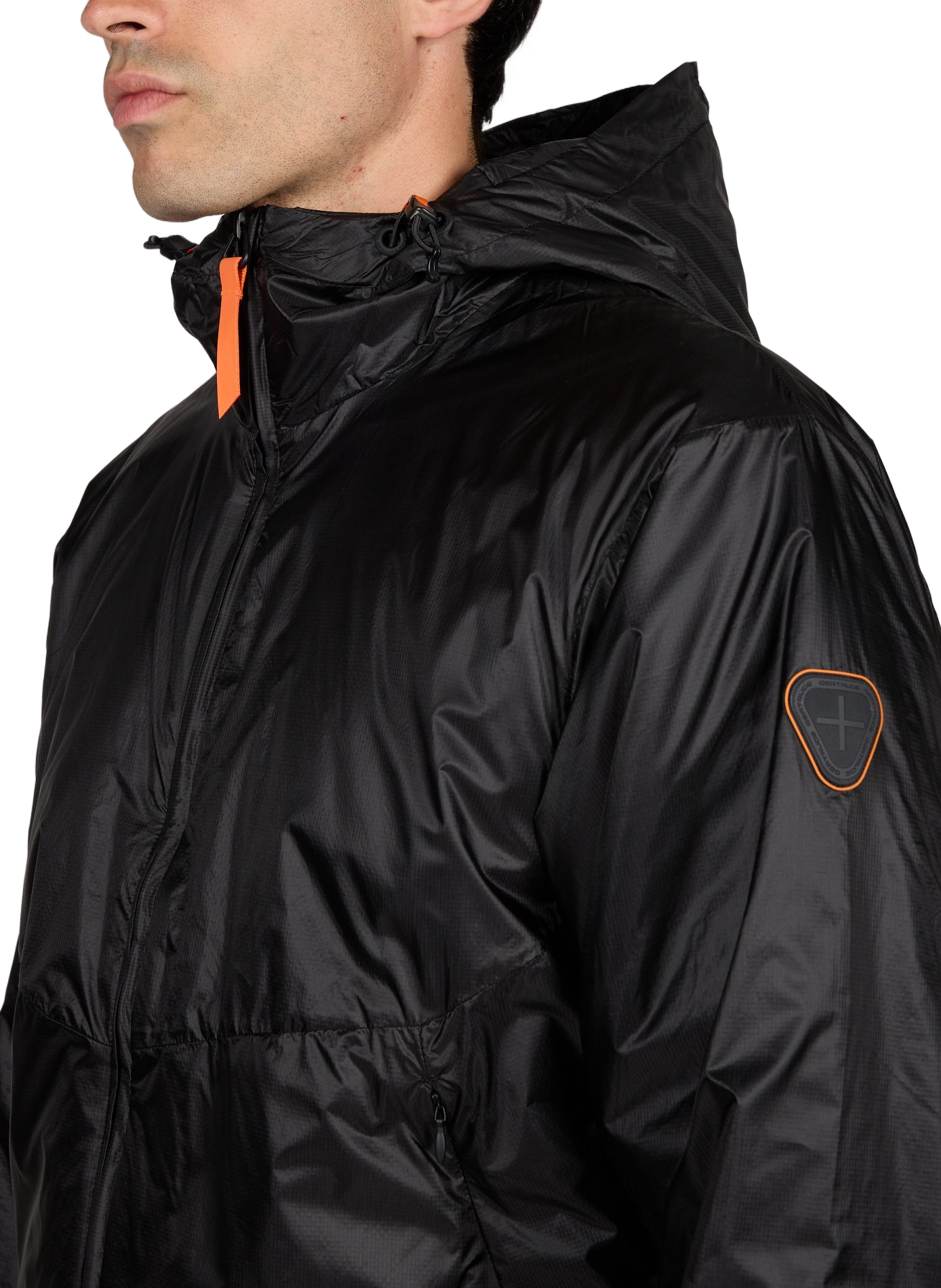 Veste coupe-vent Elzearsun à capuche GERTRUDE ET GASTON Noir