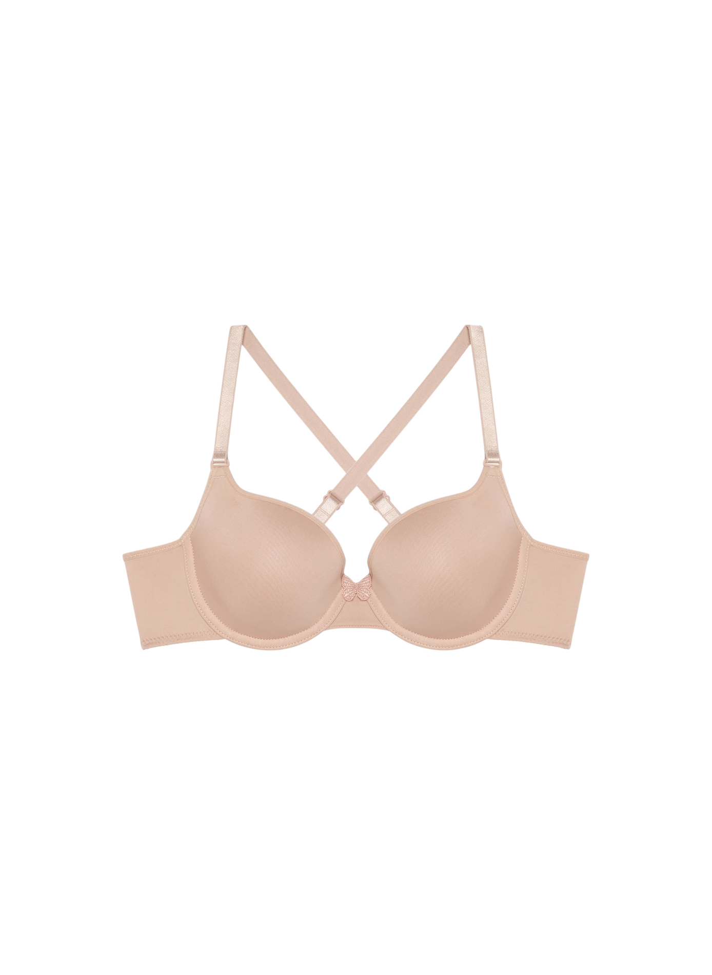 Sujetador liso con detalle de mariposa PASSIONATA Beige