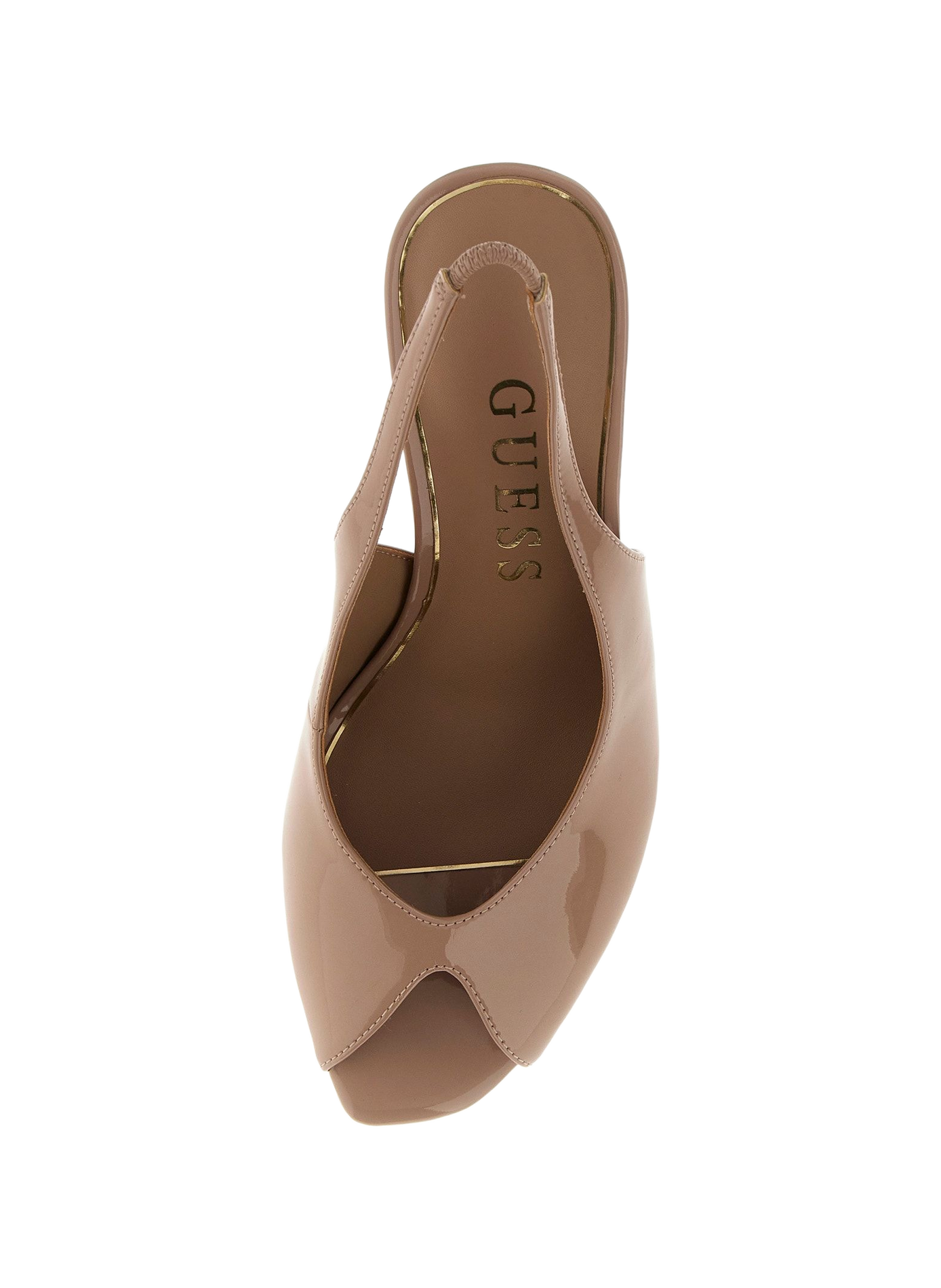 KISCO elastic strap pumps GUESS Beige