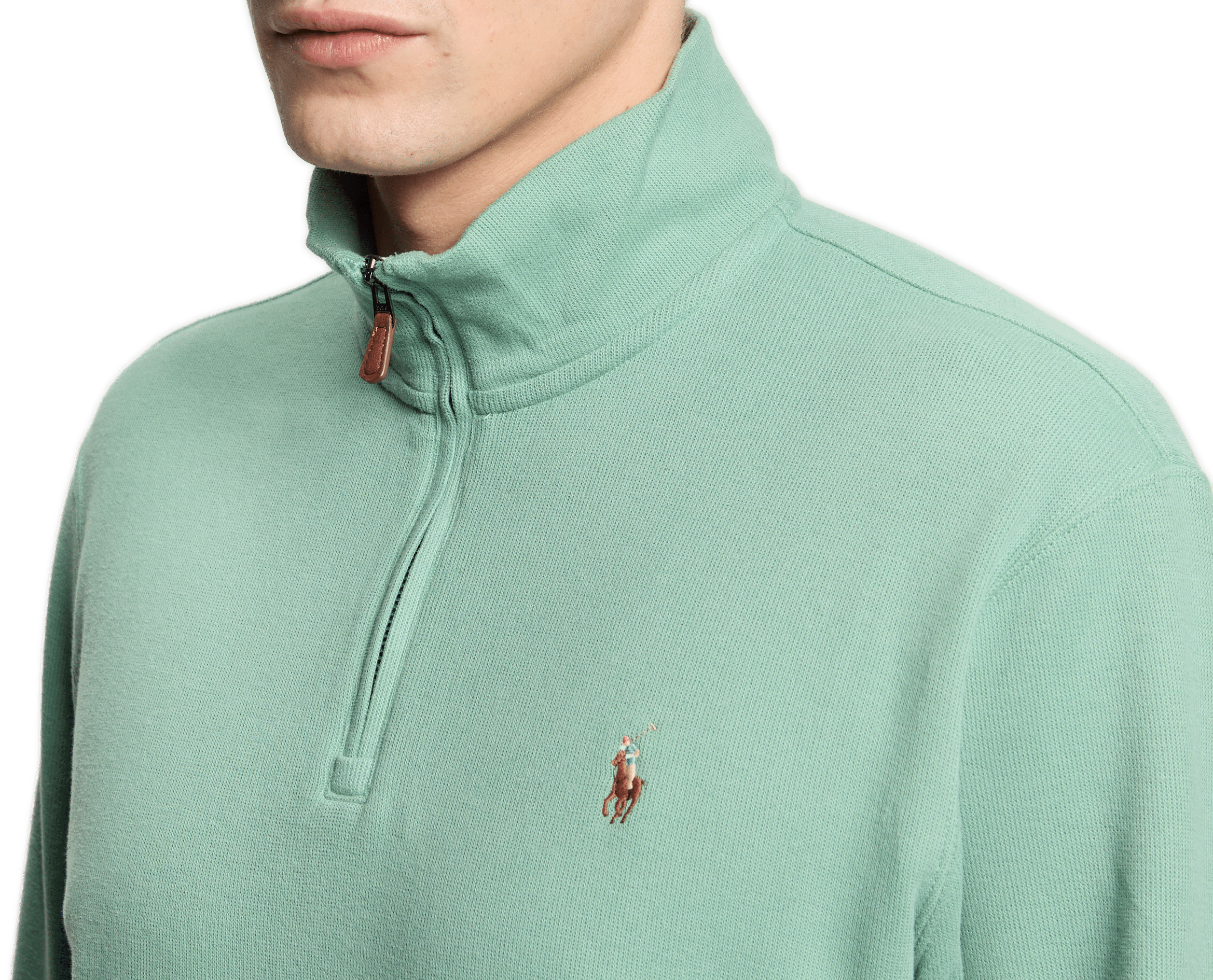 Cotton high-neck jumper POLO RALPH LAUREN Blue