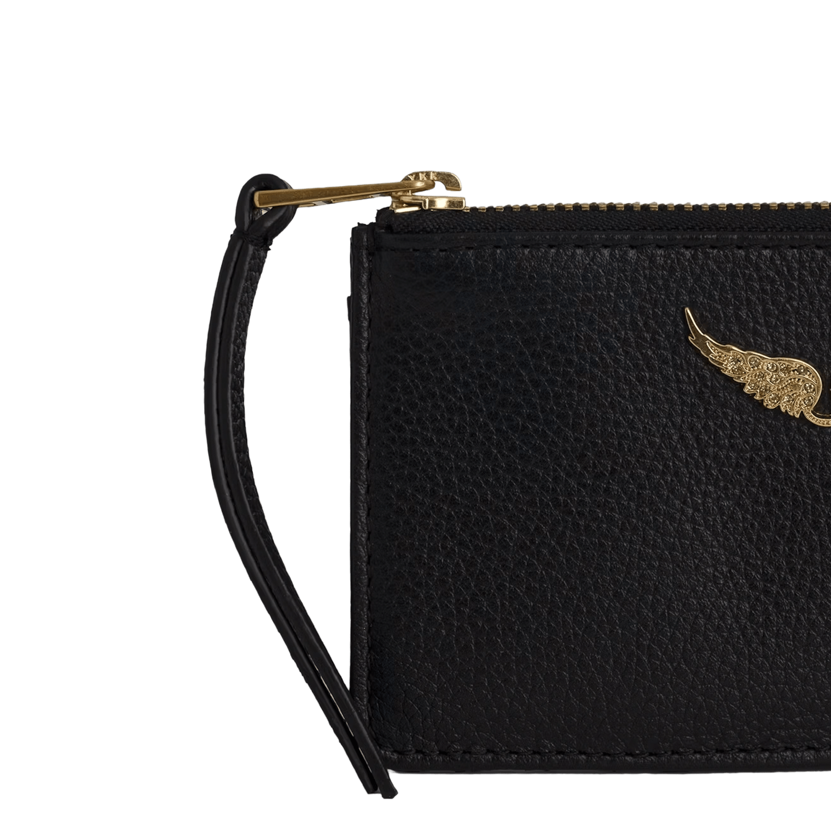 ZV Card suede card holder ZADIG&VOLTAIRE Black