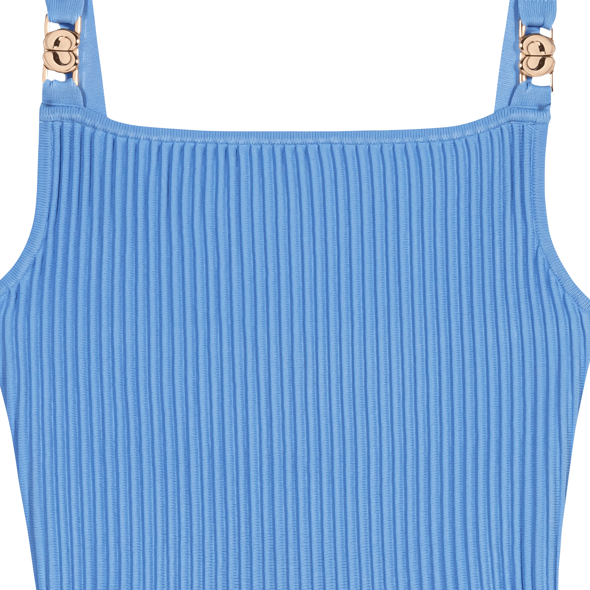 Robe courte en maille MAJE Bleu