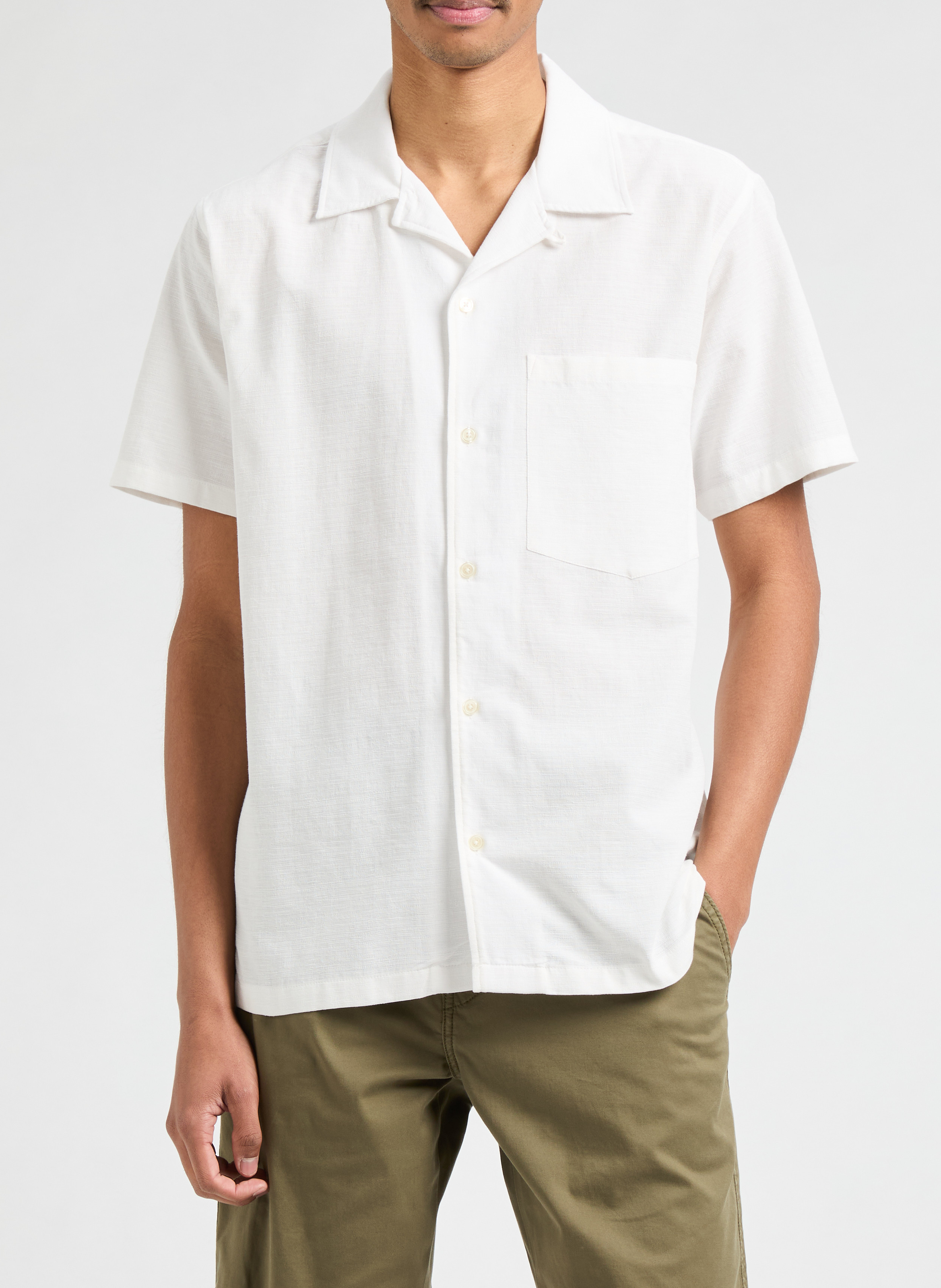Chemise en coton AU PRINTEMPS PARIS Beige