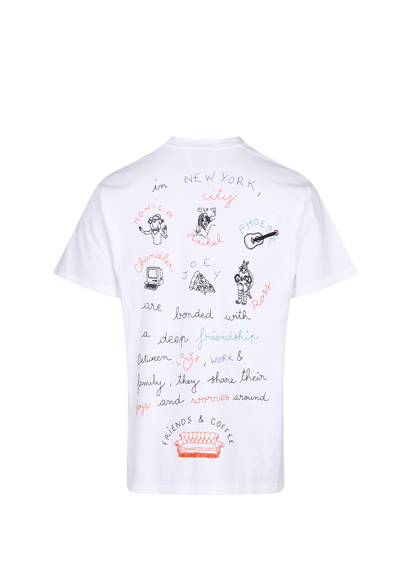 Camiseta recta de algodón MAISON LABICHE Blanco