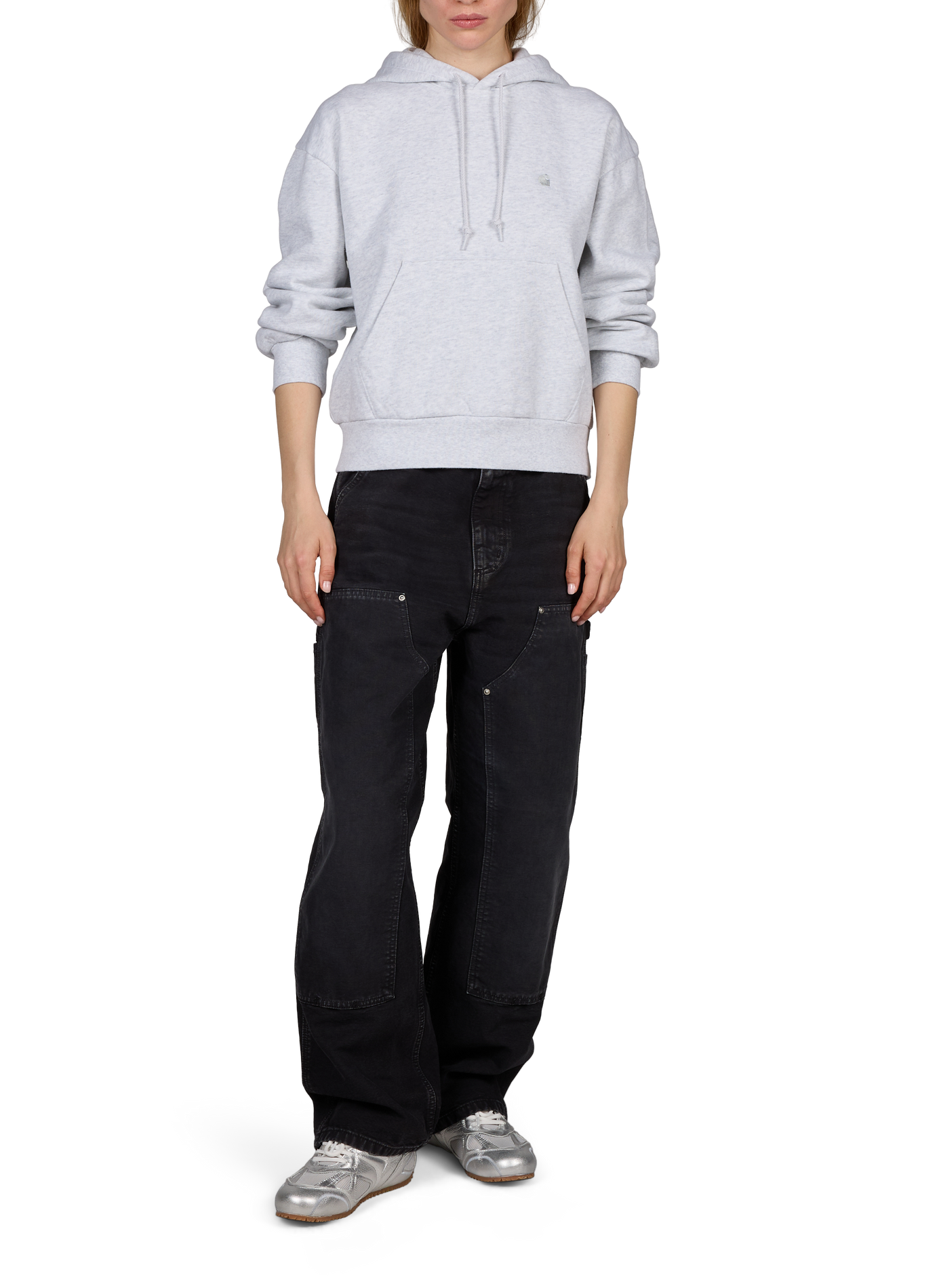 Sweat Casey à logo brodé en coton CARHARTT WIP Gris
