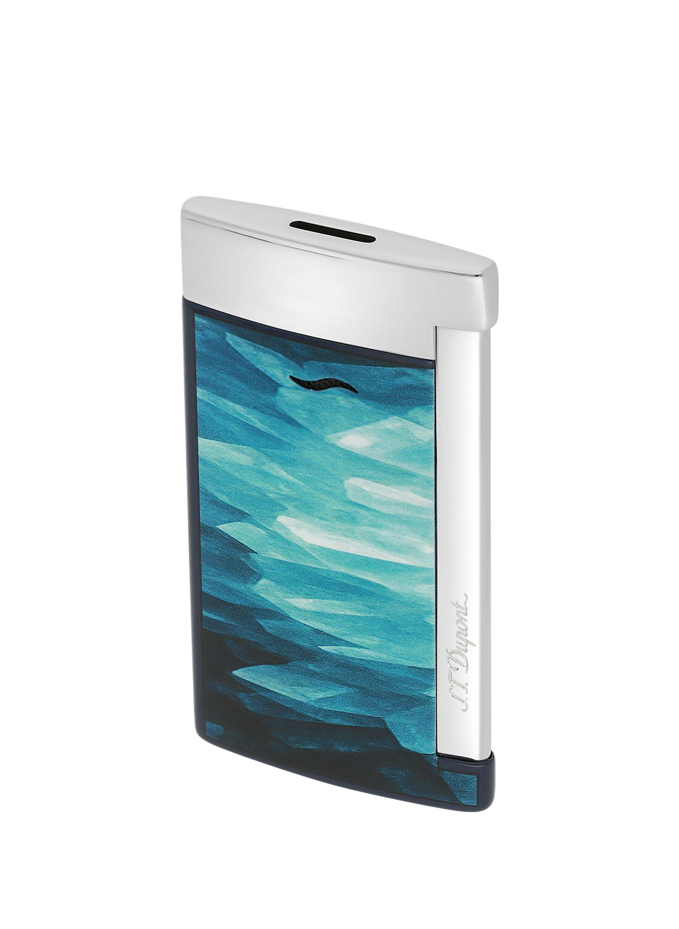 Accendino slim 7 laccato Geode S.T. DUPONT Blu