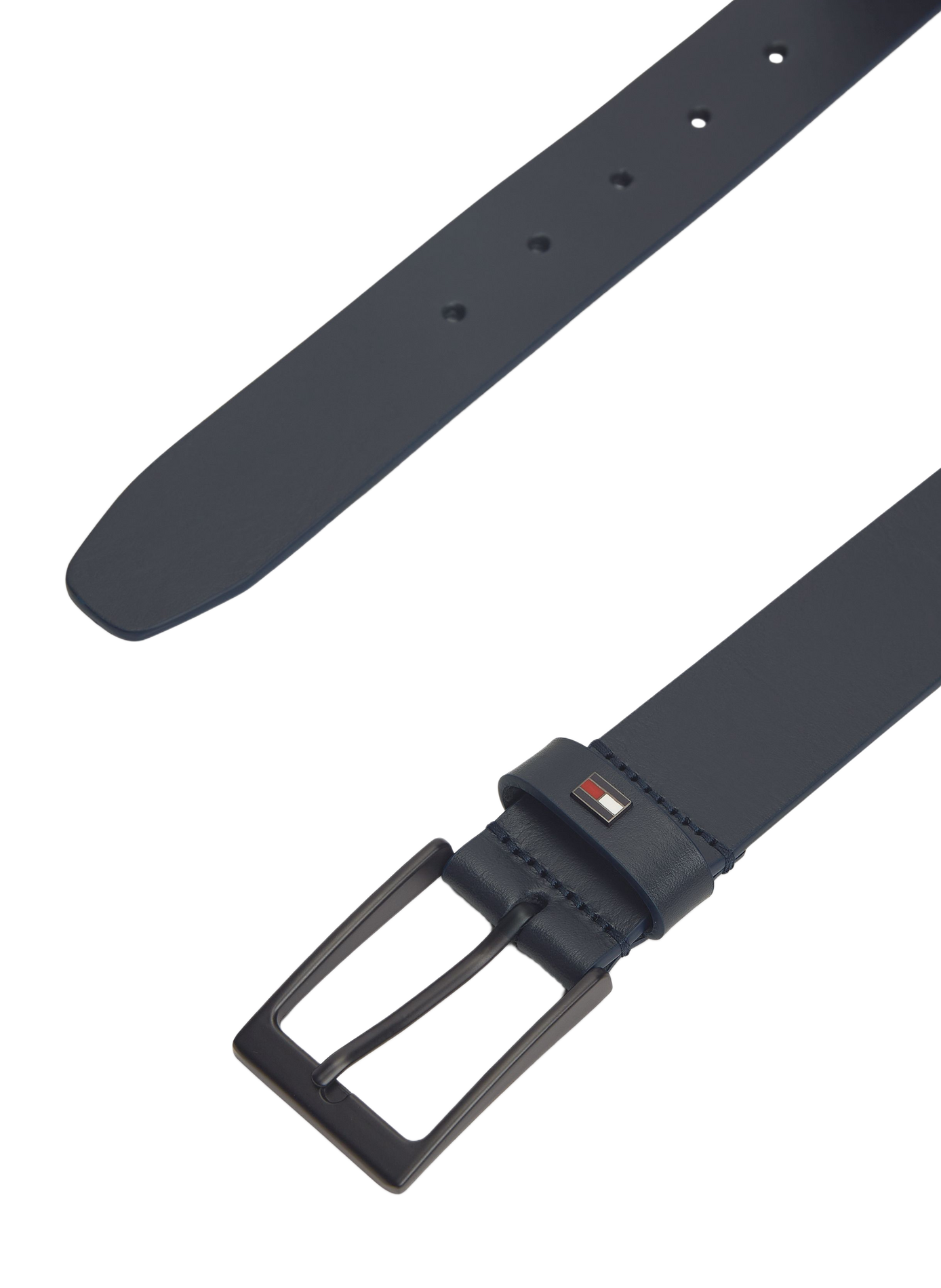Calfskin leather belt | Blue TOMMY HILFIGER Men