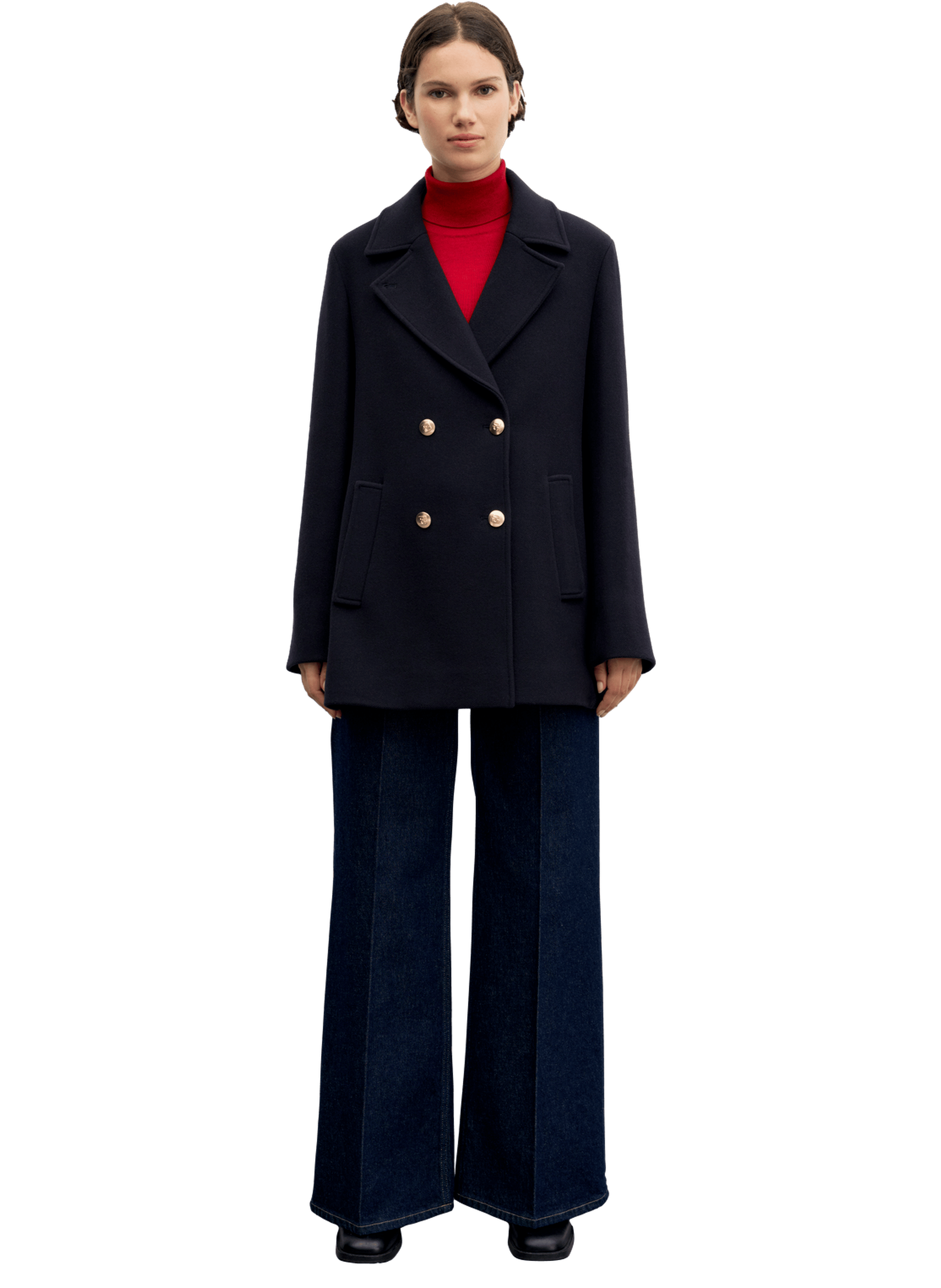 Caban au boutonnage croisé - alis GERARD DAREL Bleu