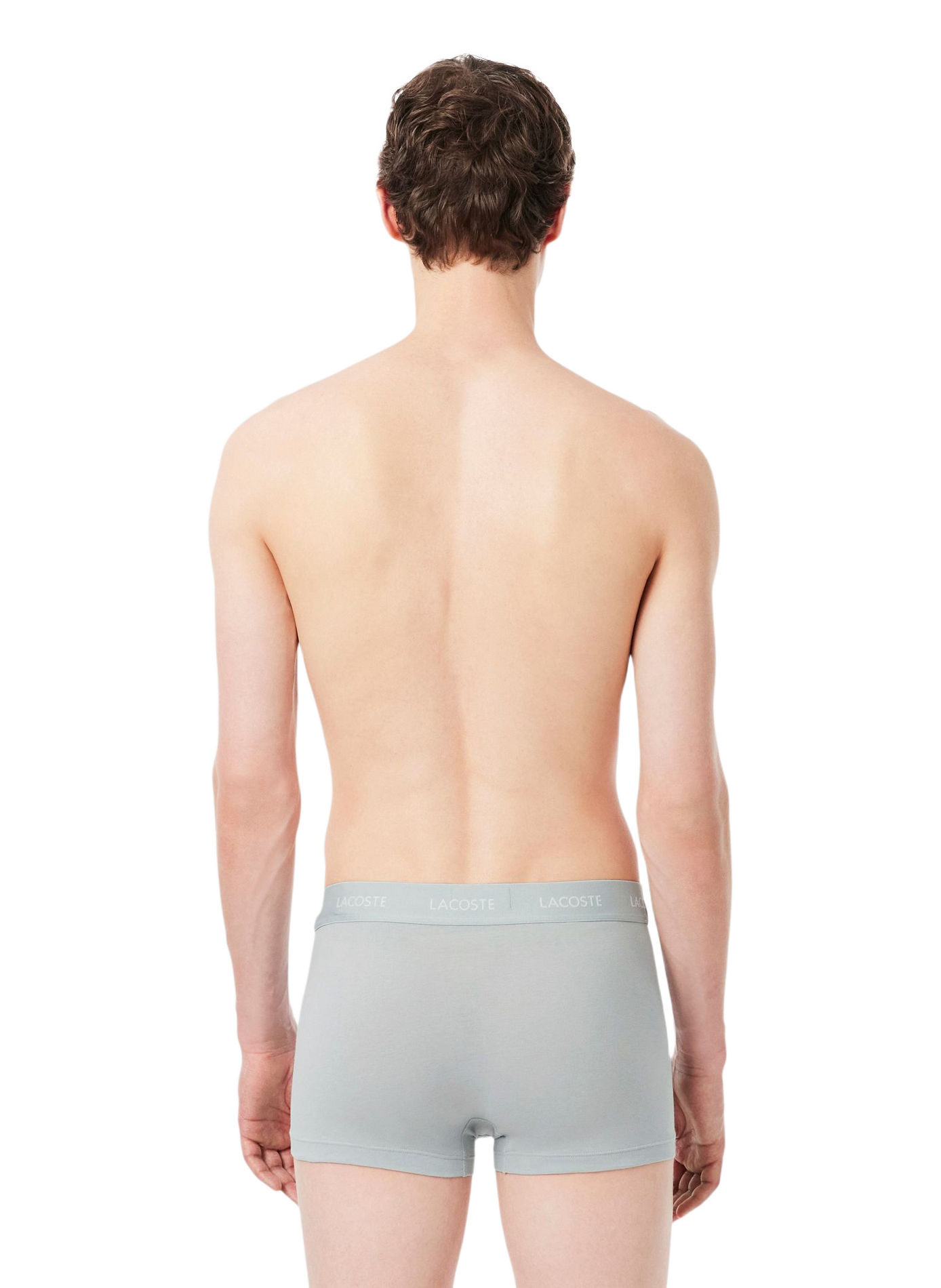 Set of three mixed cotton boxers LACOSTE Multicolour