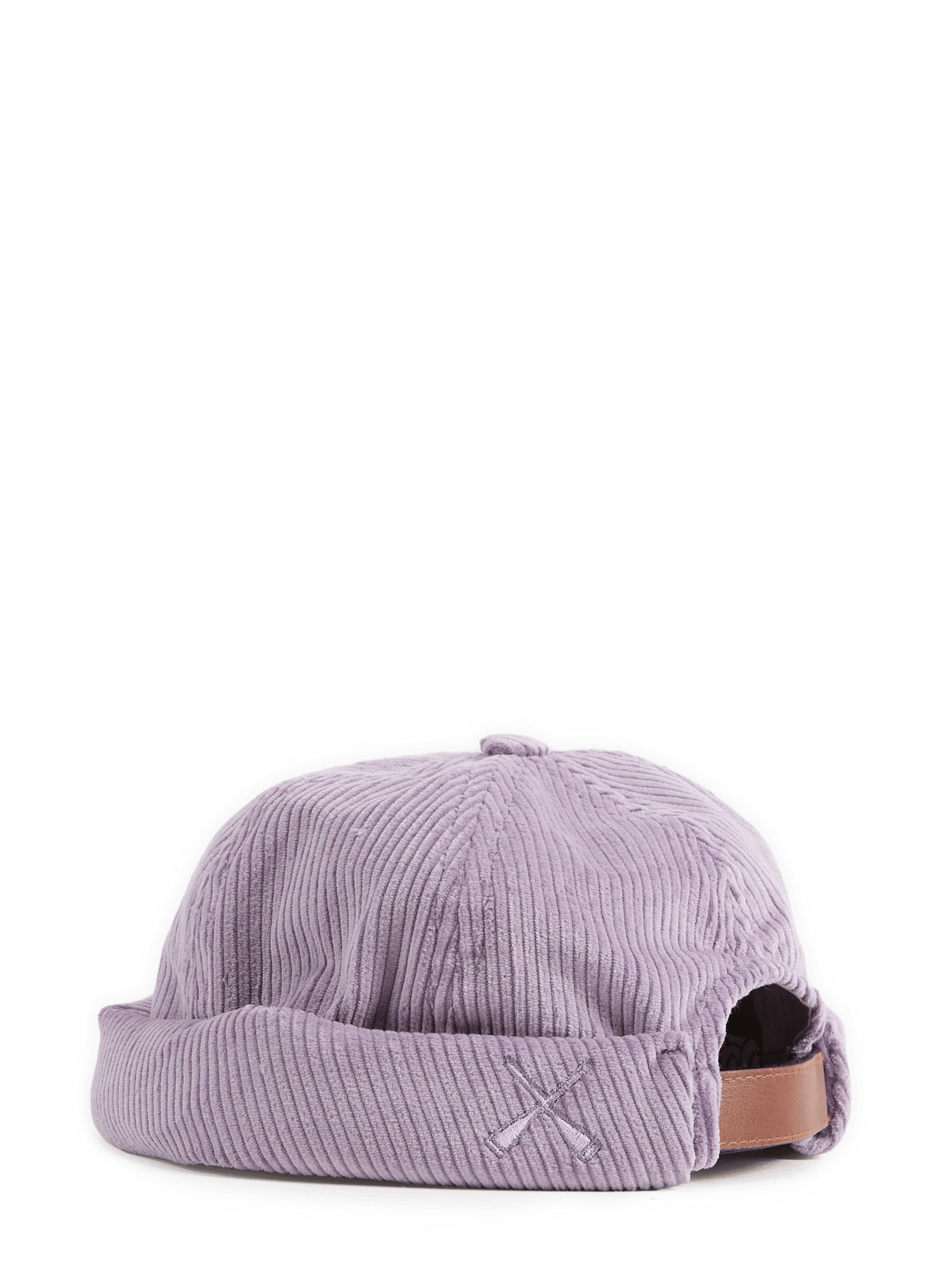 Textured cotton hat BETON CIRE Purple