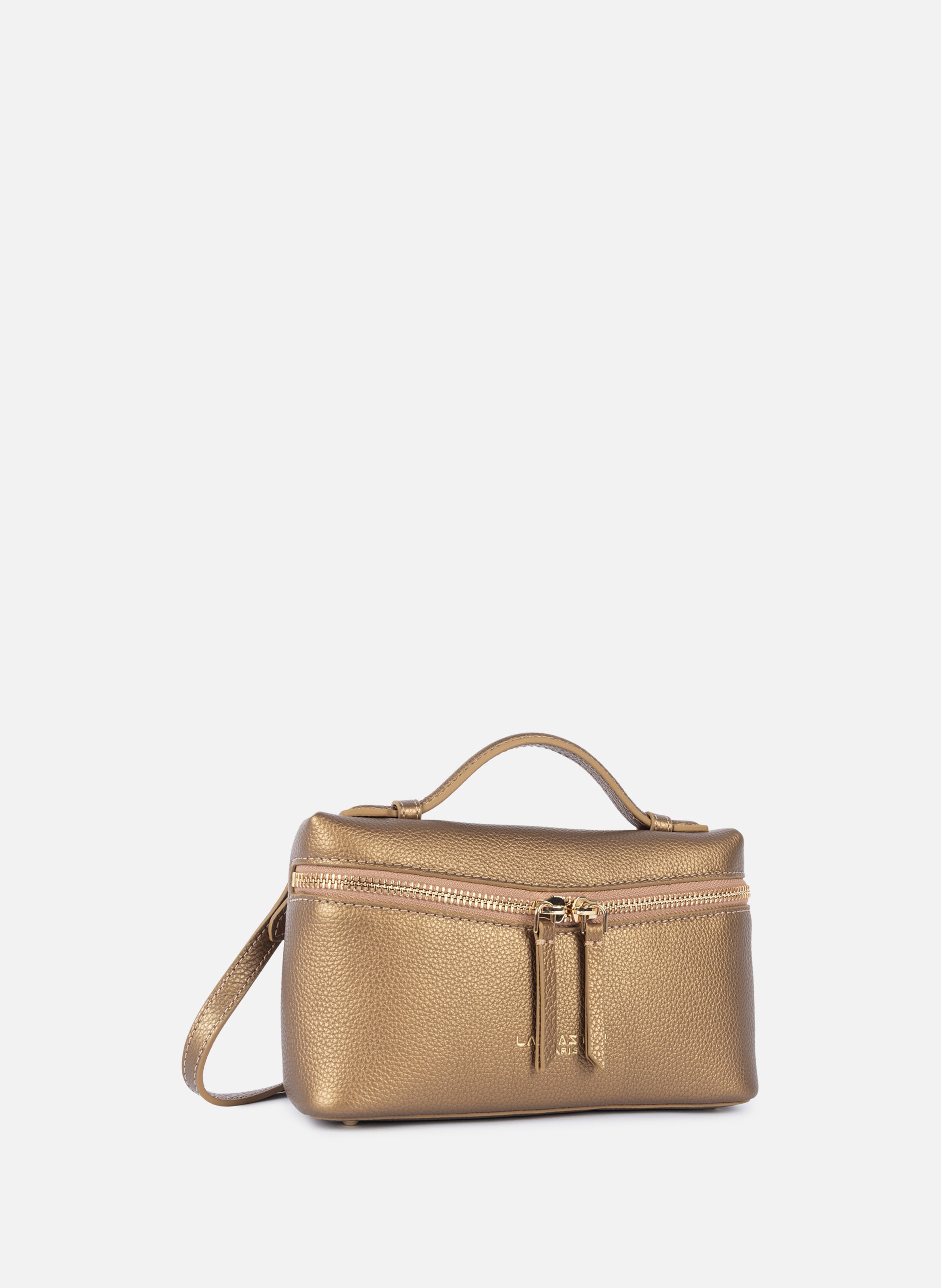 Petit sac boite - milano trésor LANCASTER Doré