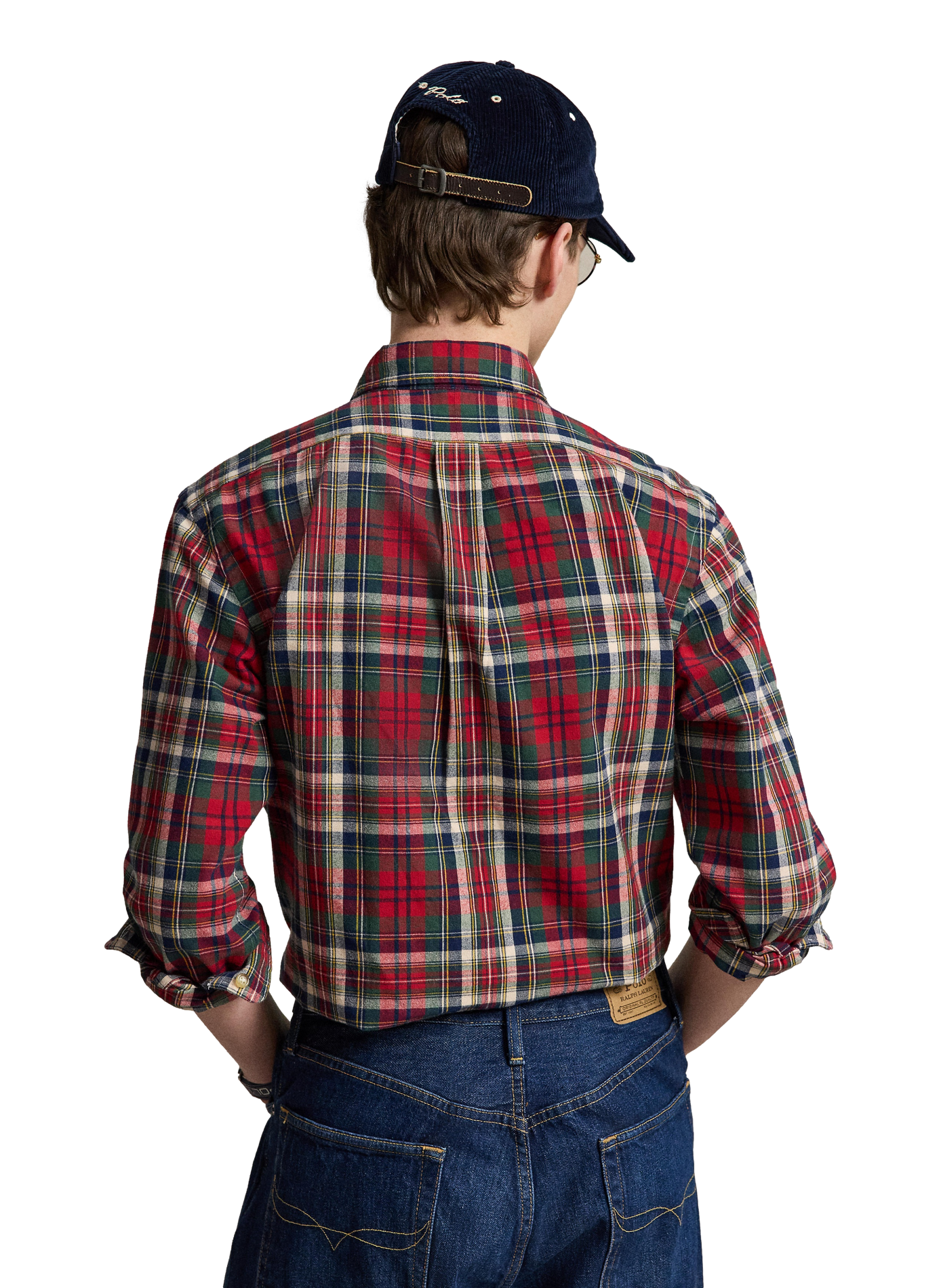 Chemise à carreaux en coton POLO RALPH LAUREN Rouge