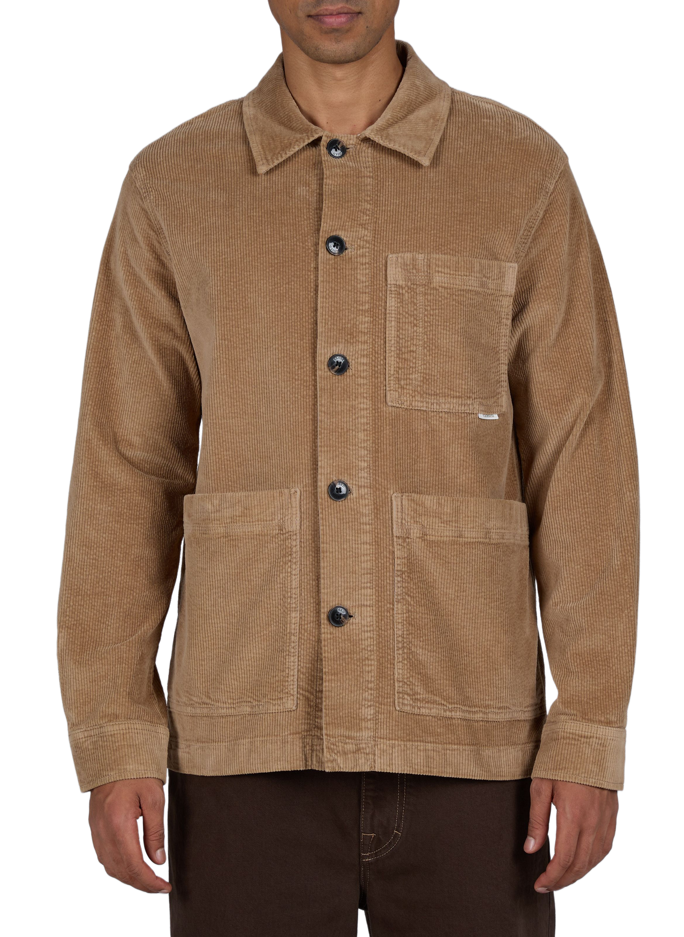 Atelier corduroy cotton jacket CLOSED Beige