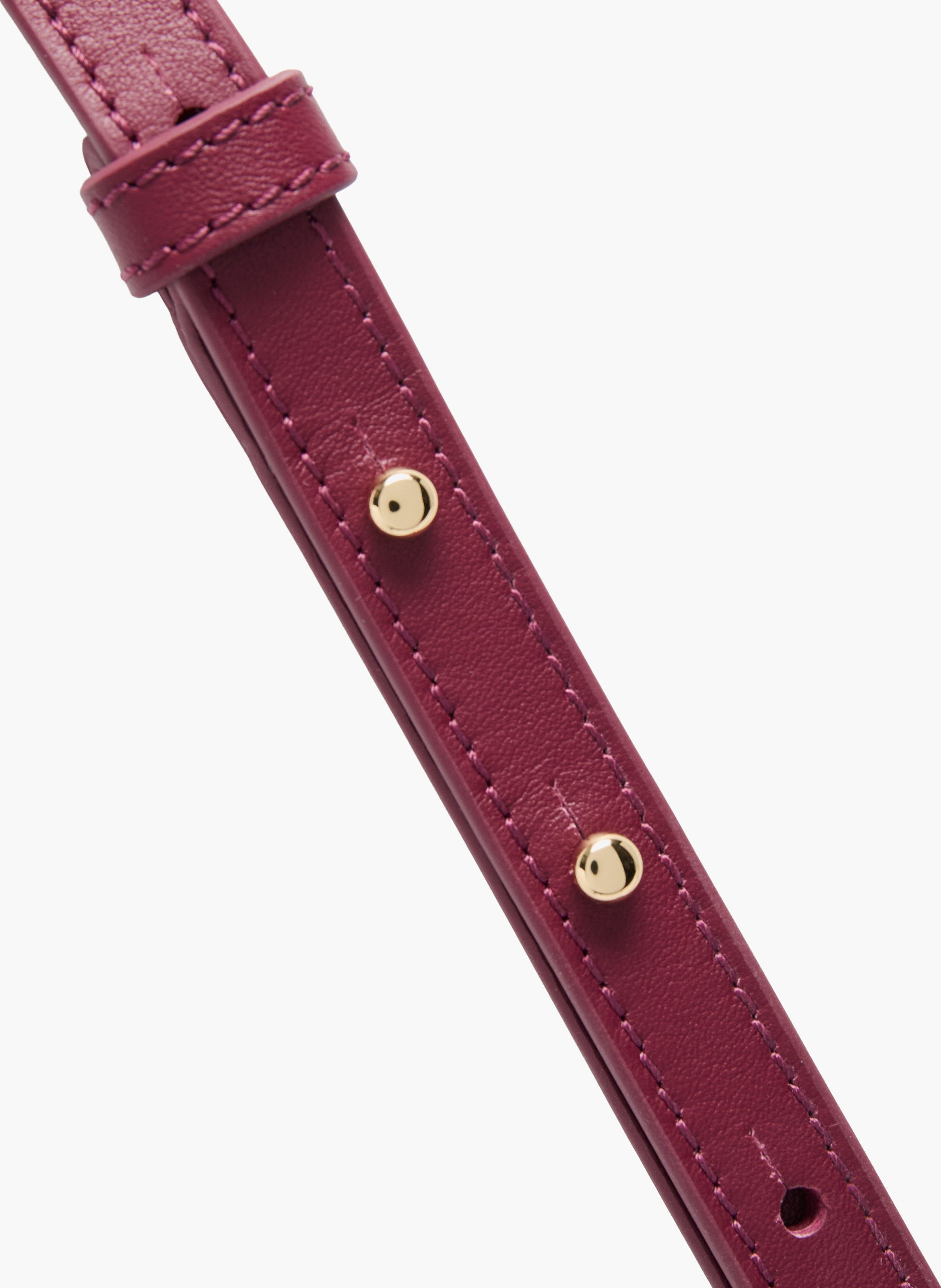 Bandoulière mistral rollable réglable et amovible de lancel - groseille LANCEL Violet