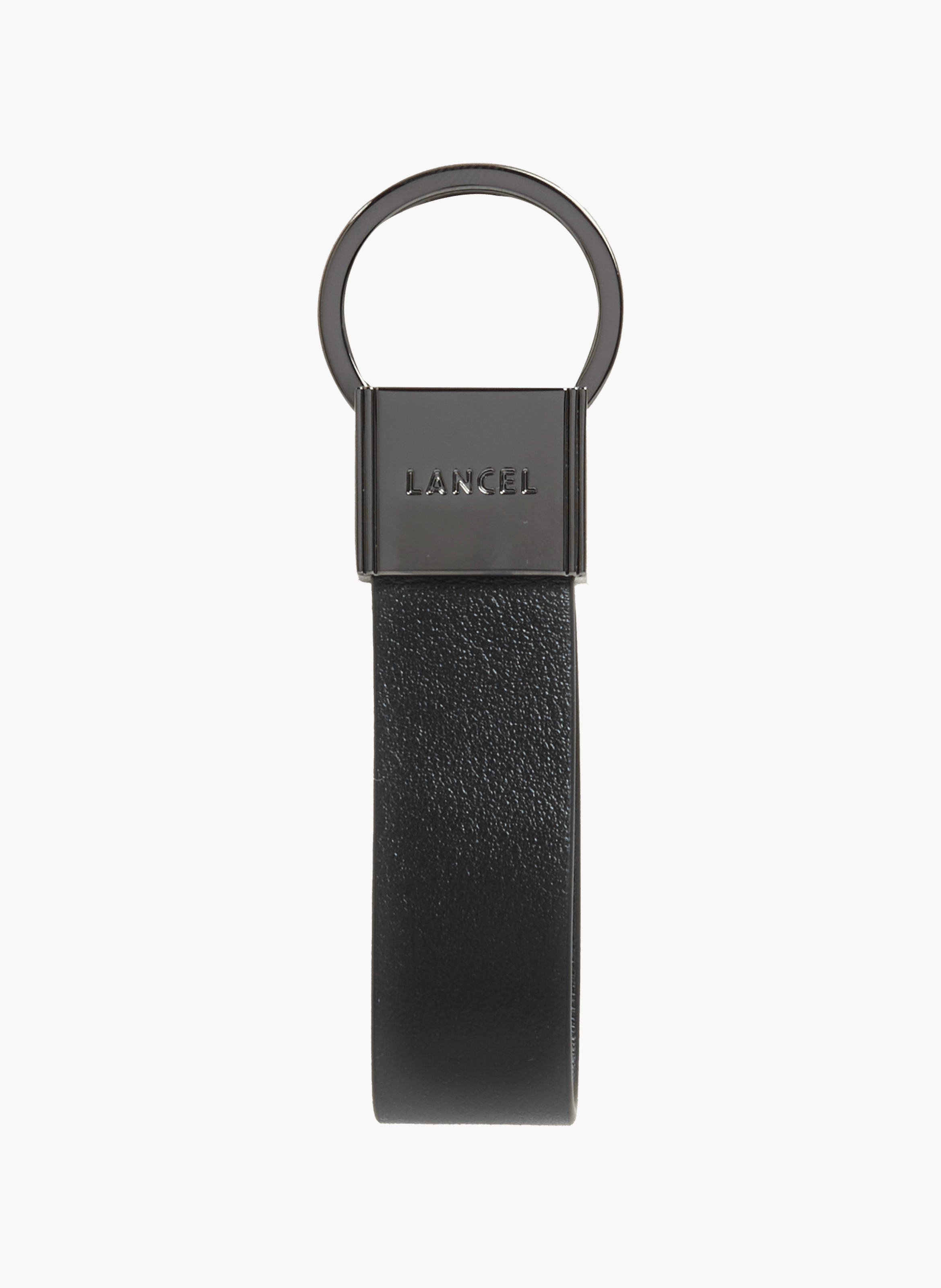 Porte-clés dragonne de lancel en cuir LANCEL Noir