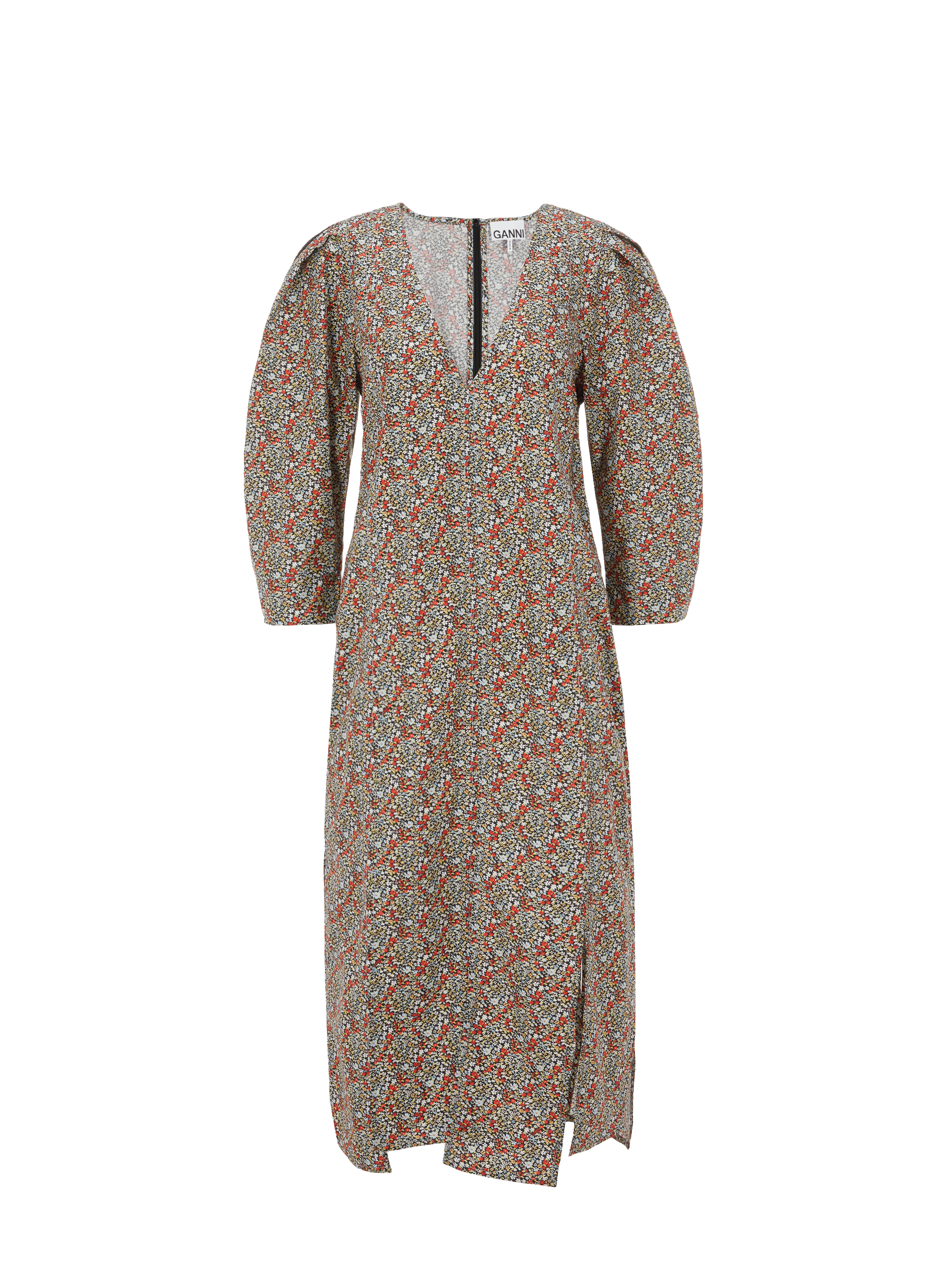 Robe midi en coton organique