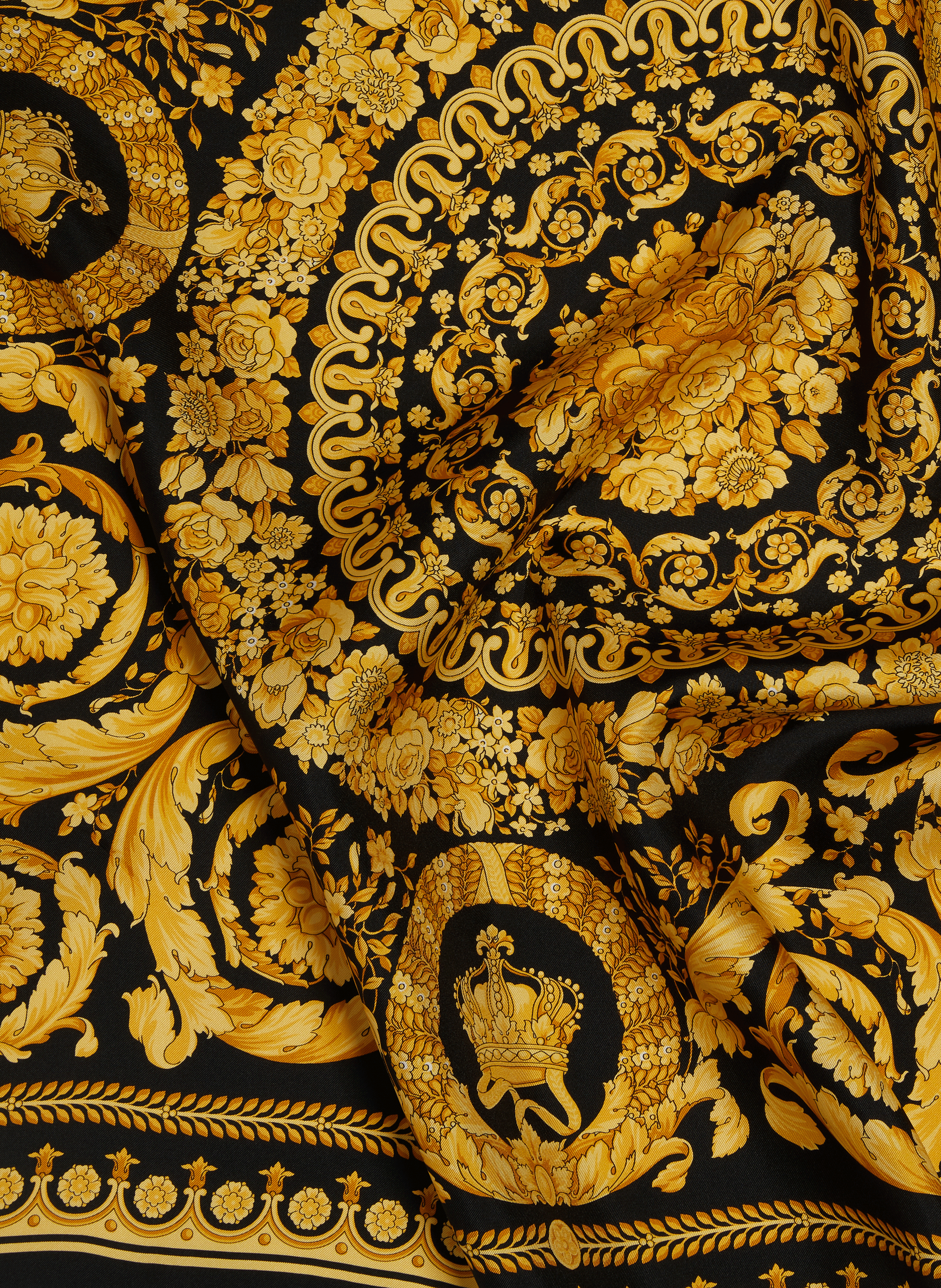 Grand carré de soie imprimé Barocco