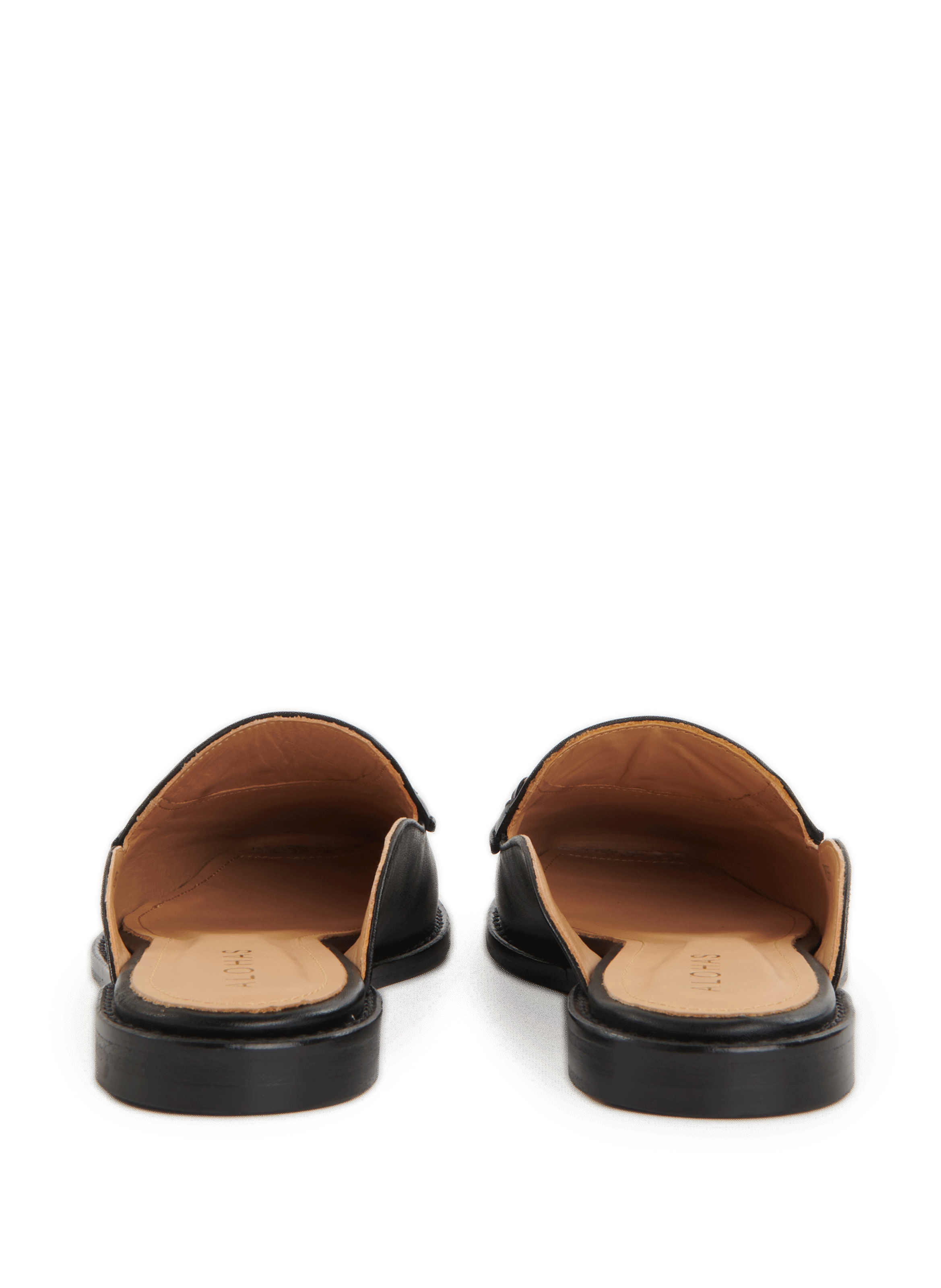 Leather mules ALOHAS Black