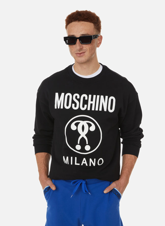 MOSCHINO Baumwoll-Logo-Sweatshirt