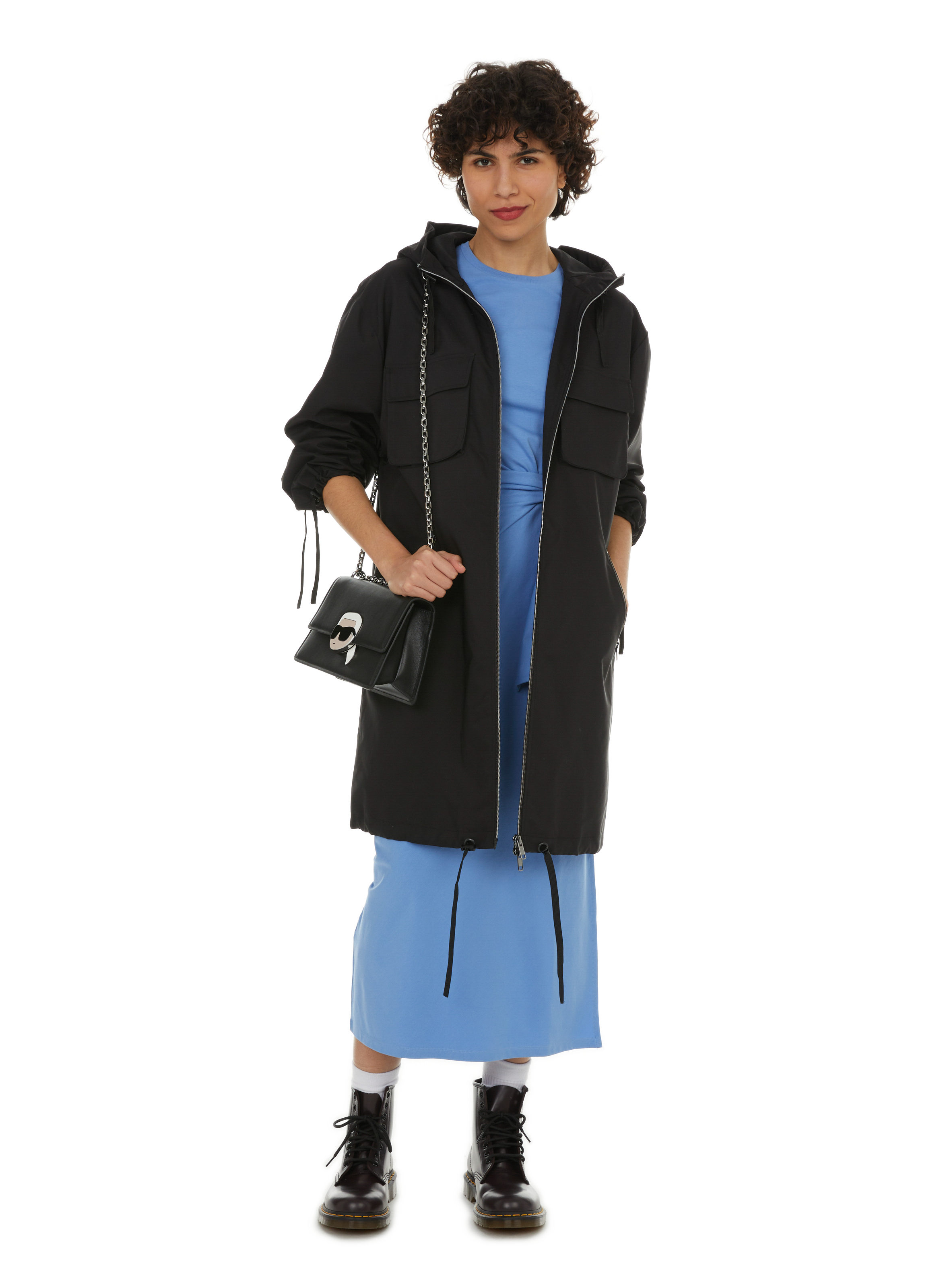 Parka mi-longue  SAISON 1865 Noir