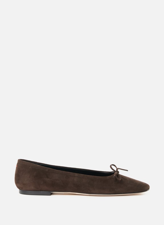 Ballerines cuir suédé Marron by AEYDE AEYDE Ballerines cuir suédé Marron
