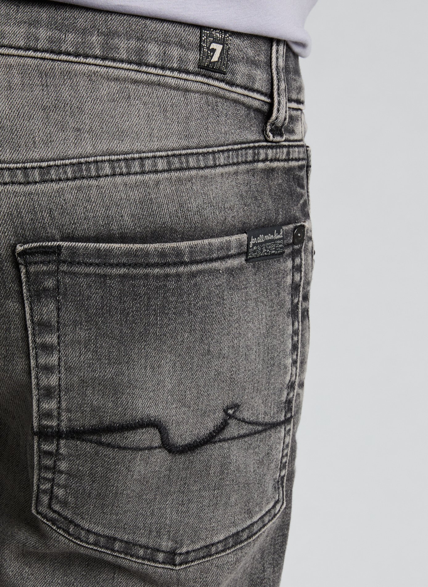 Jean Slimmy 7 FOR ALL MANKIND Noir