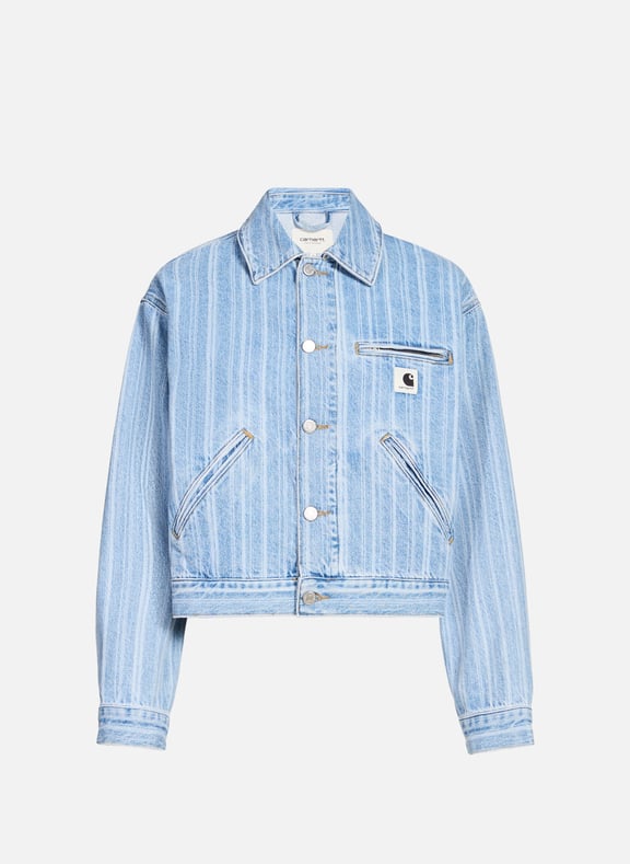 Veste courte en jean Bleu by CARHARTT WIP CARHARTT WIP Veste courte en jean Bleu