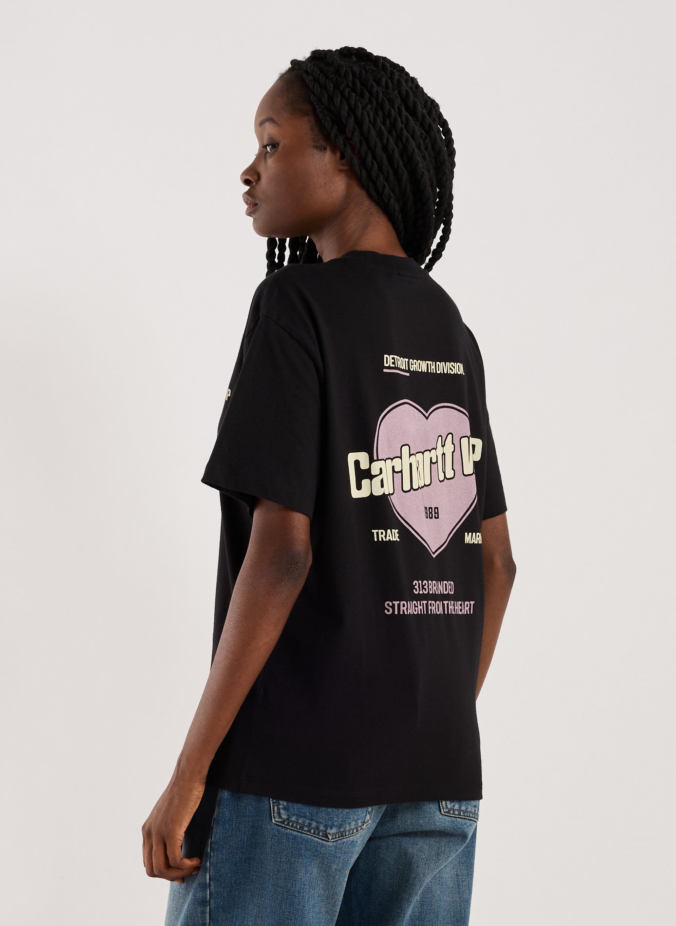 T-shirt en coton S/S Griwth  CARHARTT WIP Noir