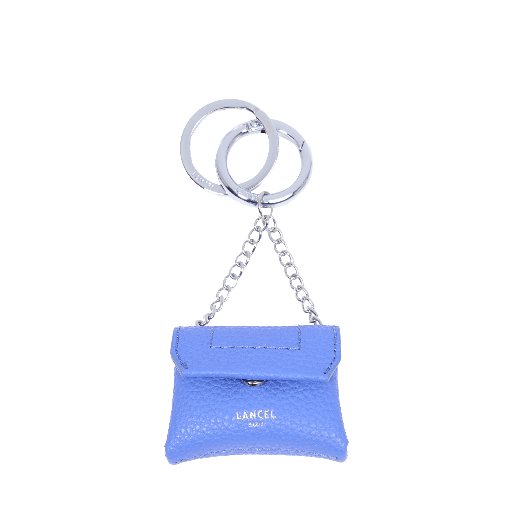 Porte-clés ninon de lancel en cuir LANCEL Bleu