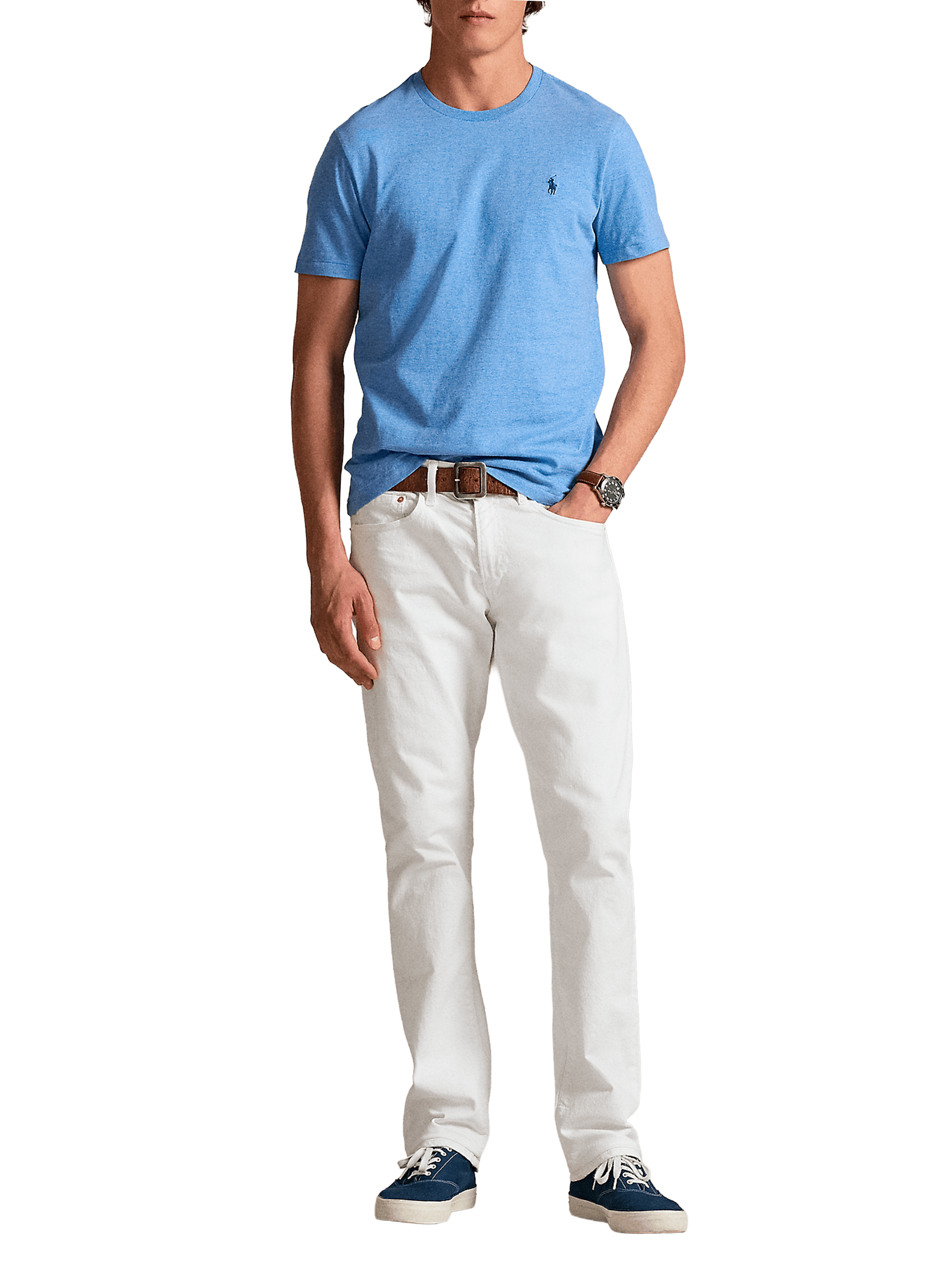 Classic Cotton T-Shirt Blue